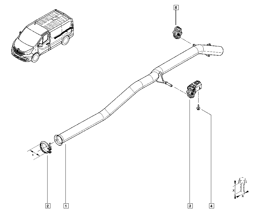 RENAULT 8200157364 - Conector teava, sistem de esapament aaoparts.ro