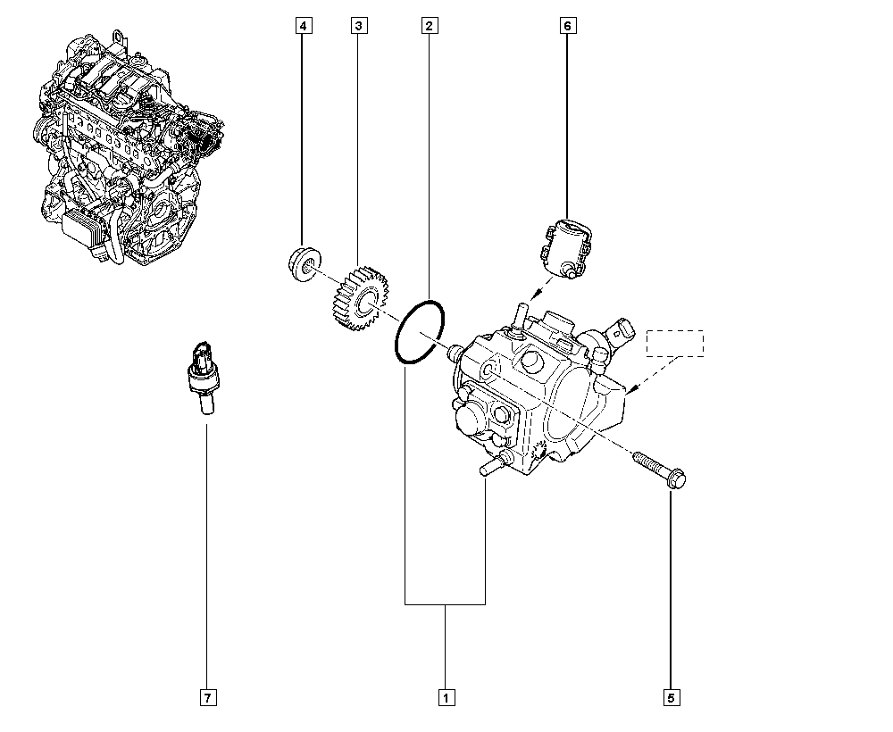 RENAULT 16 70 051 14R - Pompa de injectie aaoparts.ro