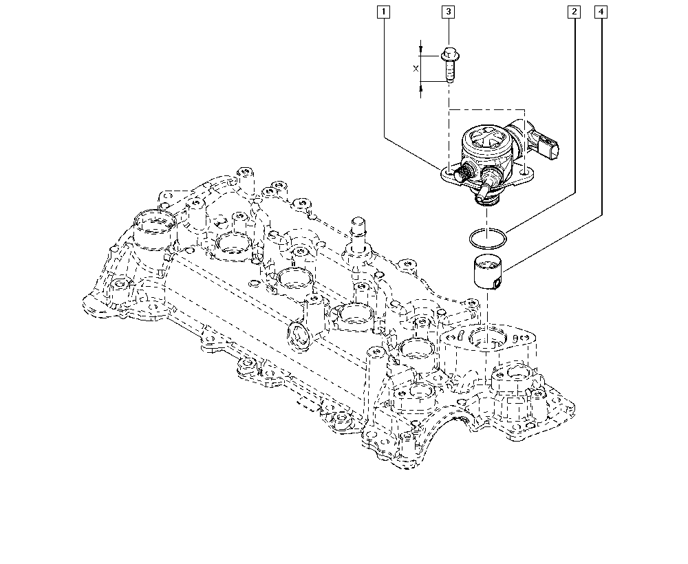 RENAULT 16 78 133 70R - Garnitura, pompa combustibil aaoparts.ro