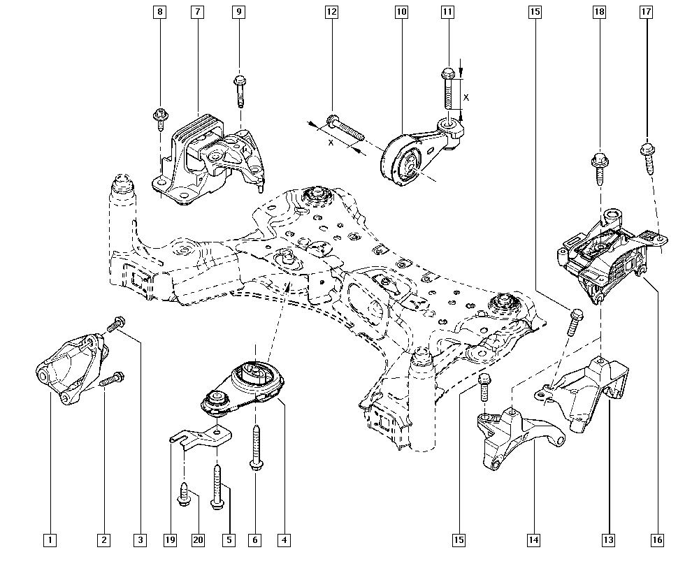 RENAULT 112530006R - Suport motor aaoparts.ro