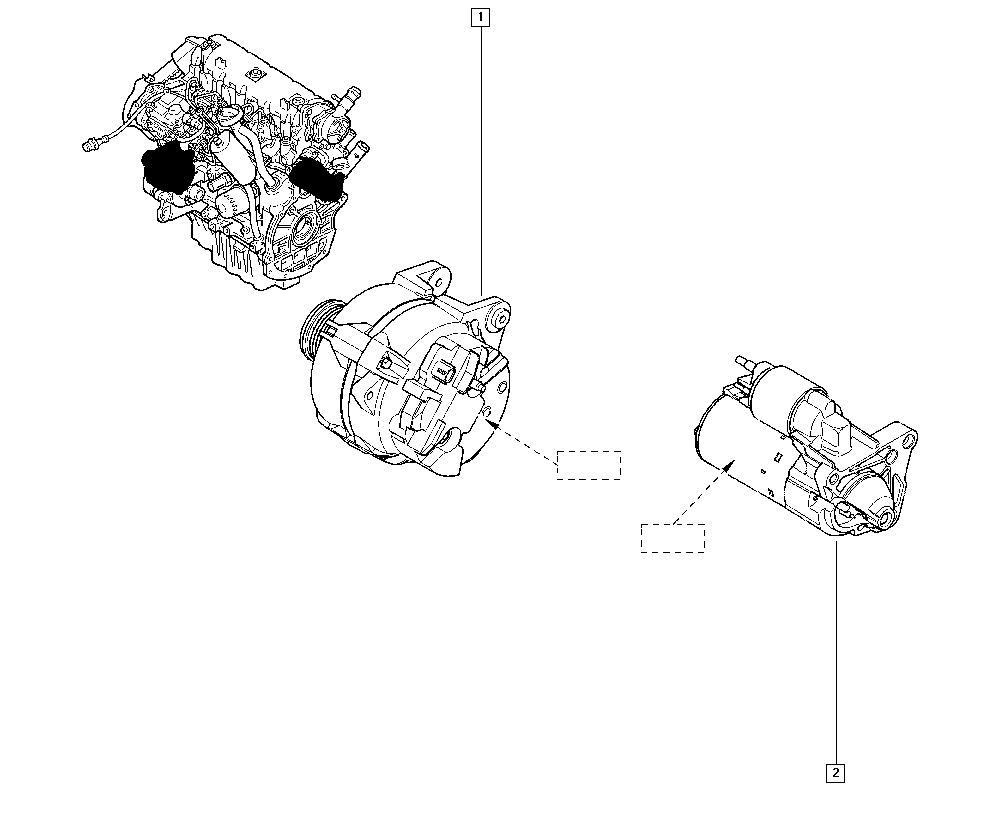 RENAULT 82 00 660 022 - Generator / Alternator aaoparts.ro