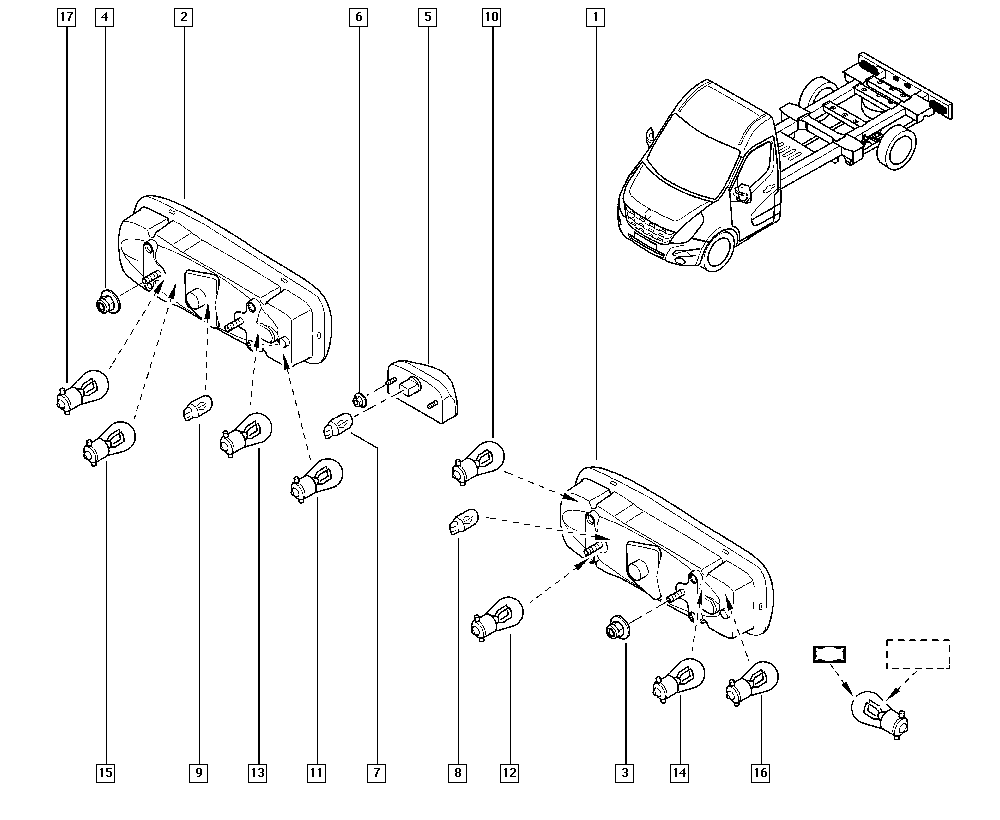 RENAULT TRUCKS 265500292R - Lampa spate aaoparts.ro