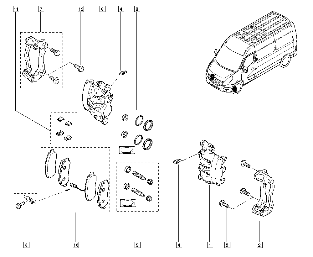 RENAULT 41 06 038 47R - Set placute frana,frana disc aaoparts.ro