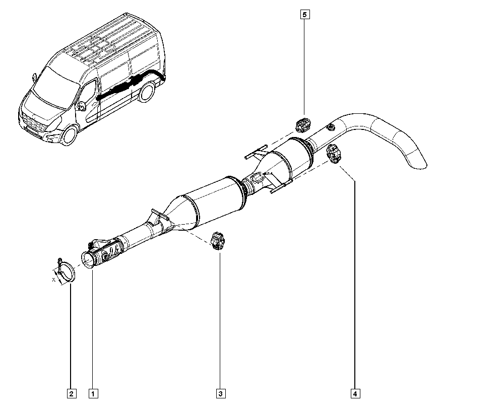 RENAULT 8200157364 - Conector teava, sistem de esapament aaoparts.ro
