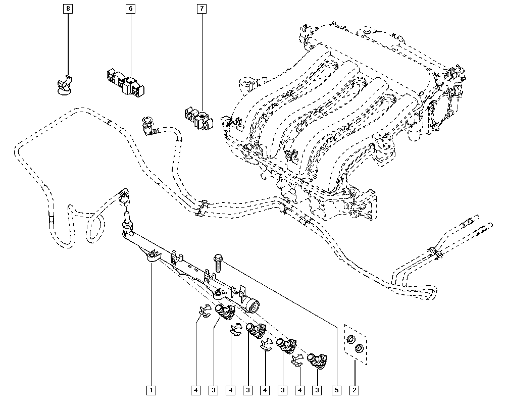 DACIA 7701206043 - Inel etansare, injector aaoparts.ro