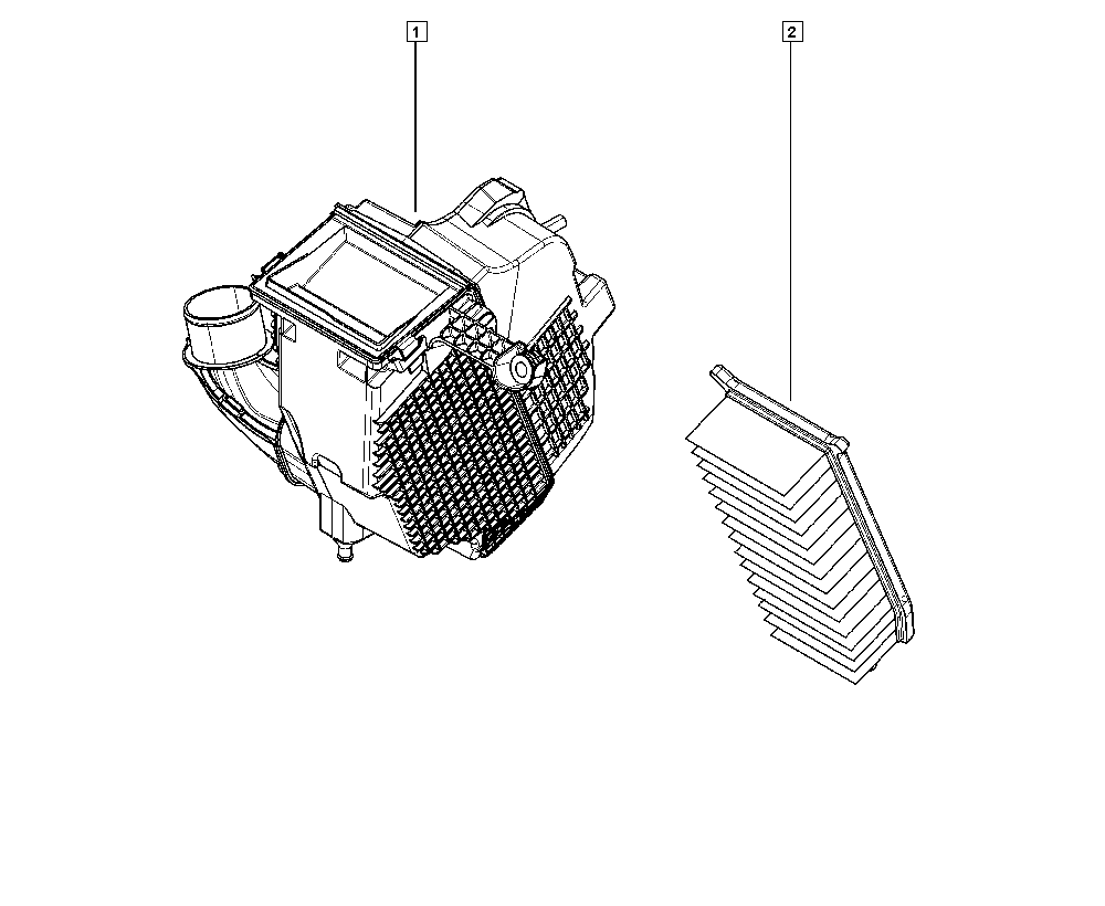 RENAULT 16 54 676 74R - Filtru aer aaoparts.ro