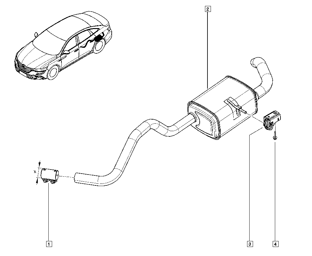 HJS 83 12 2860 - Conector teava, sistem de esapament aaoparts.ro