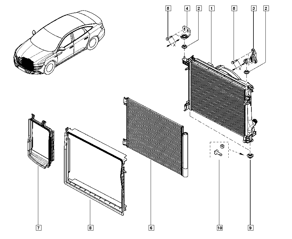 MAHLE AC 1016 000S - Condensator, climatizare aaoparts.ro