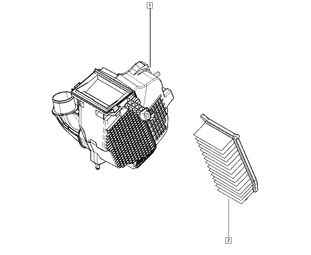 DACIA 86 60 003 761 - Filtru aer aaoparts.ro