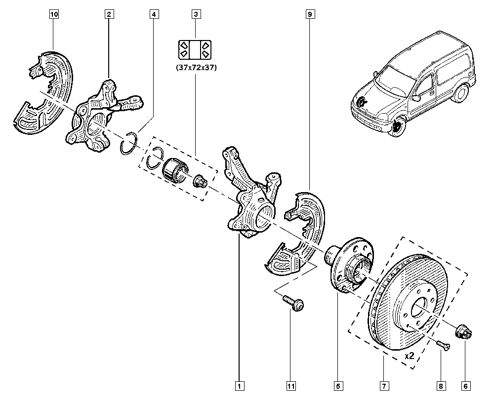 RENAULT 77 01 204 286 - Disc frana aaoparts.ro