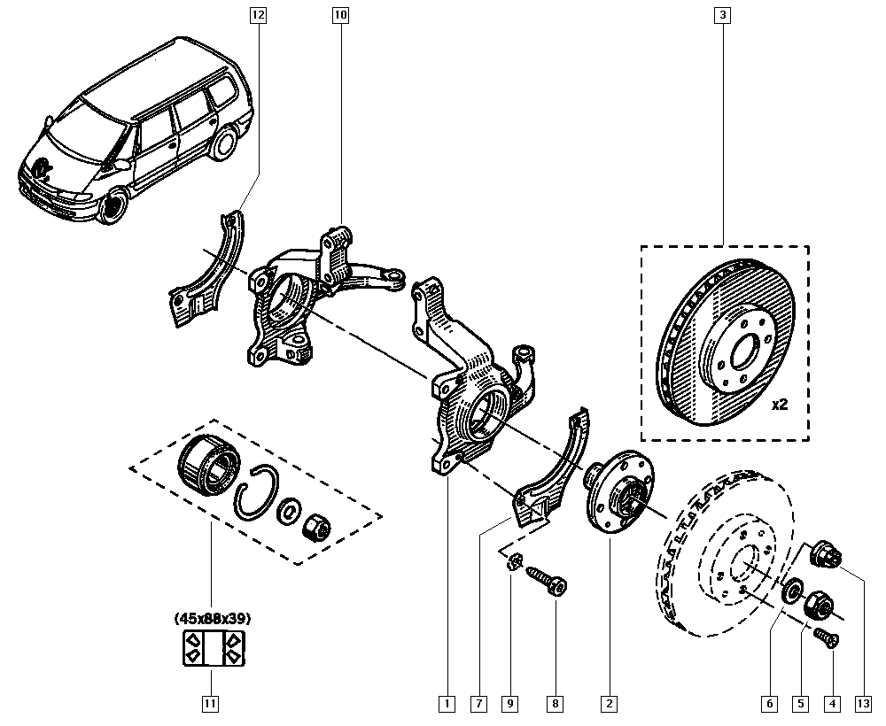 RENAULT 77.01.205.843 - Disc frana aaoparts.ro