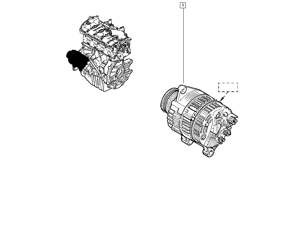 RENAULT 77 00 101 274 - Generator / Alternator aaoparts.ro