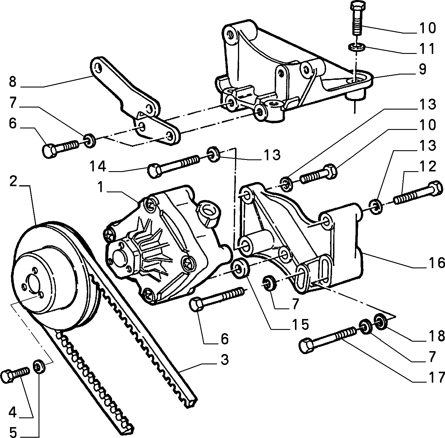 Alfa Romeo 71739912 - Curea transmisie aaoparts.ro