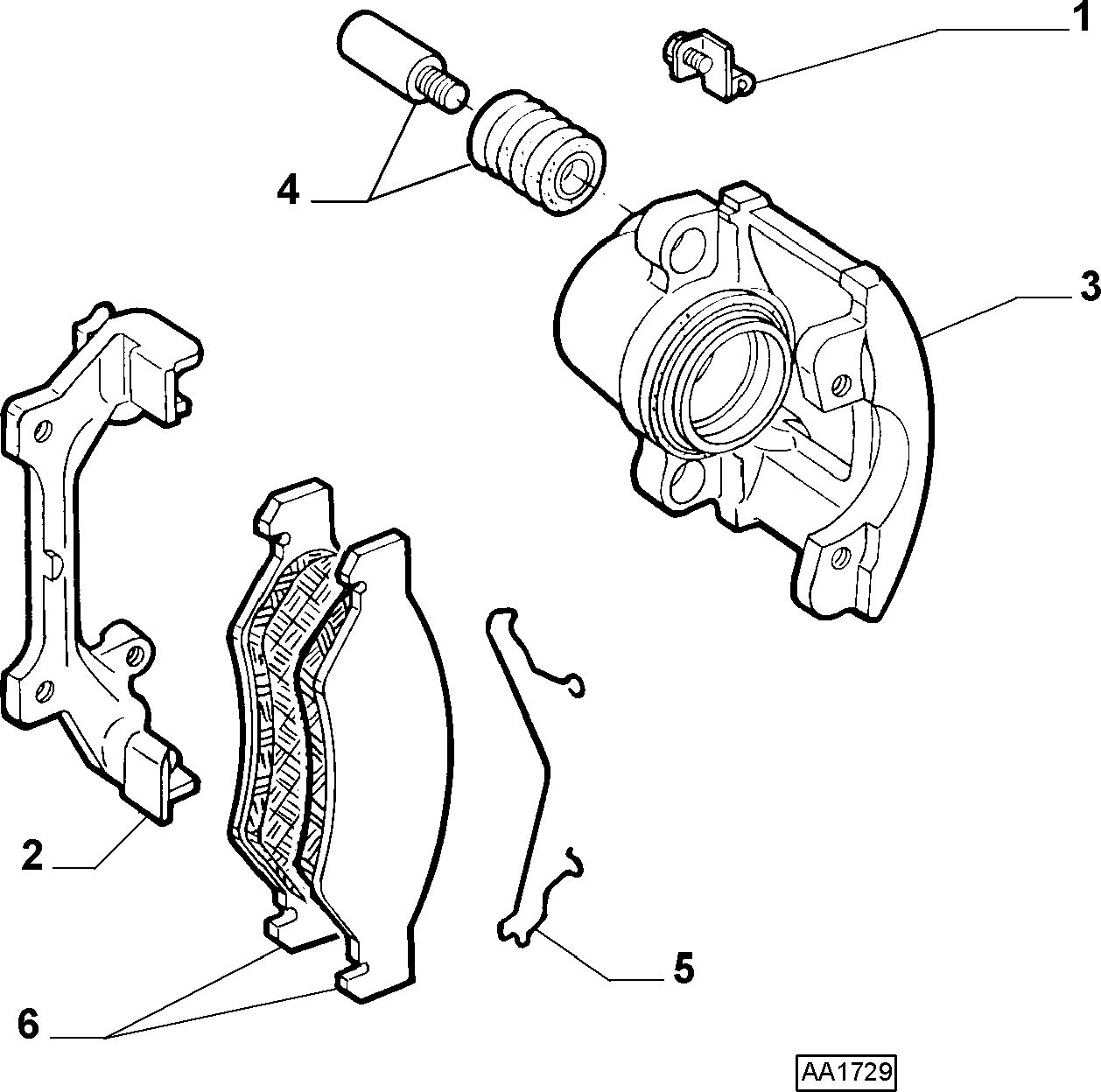 FIAT 77362254 - Set placute frana,frana disc aaoparts.ro