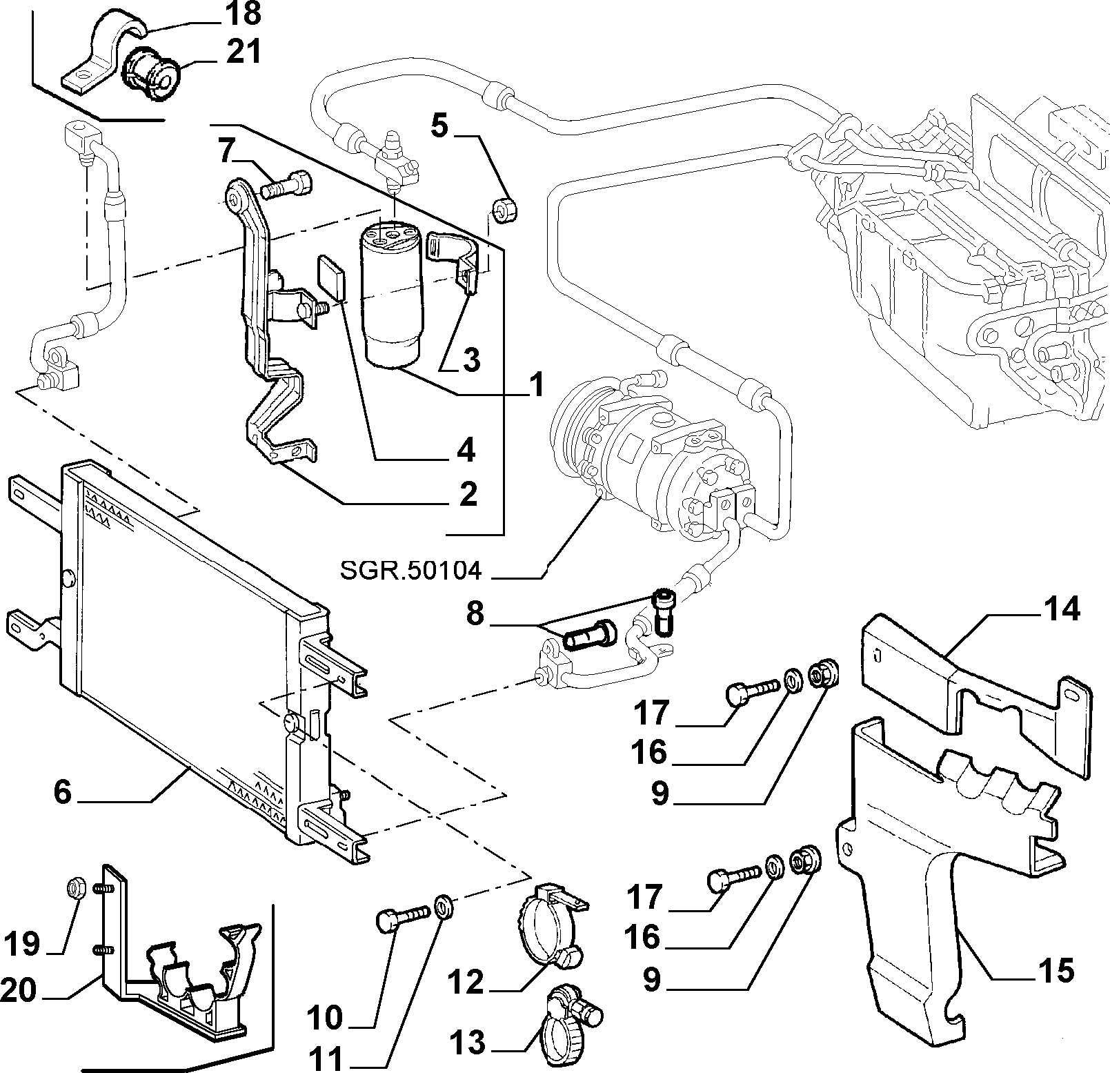 Suzuki 60617282 - Uscator,aer conditionat aaoparts.ro