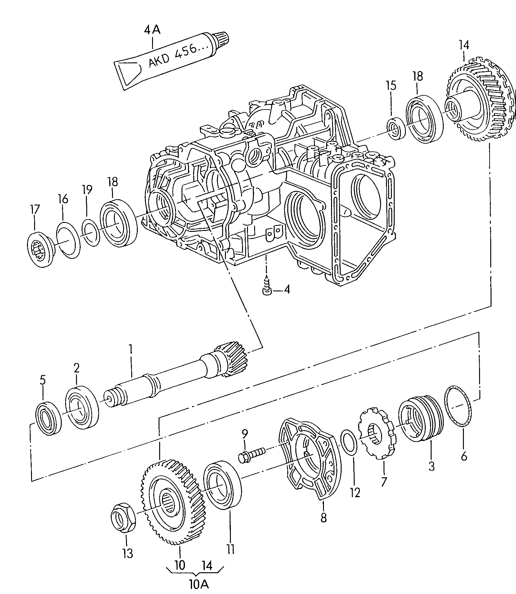 VAG 003 519 185 - Set reparatie, transmisie manuala aaoparts.ro