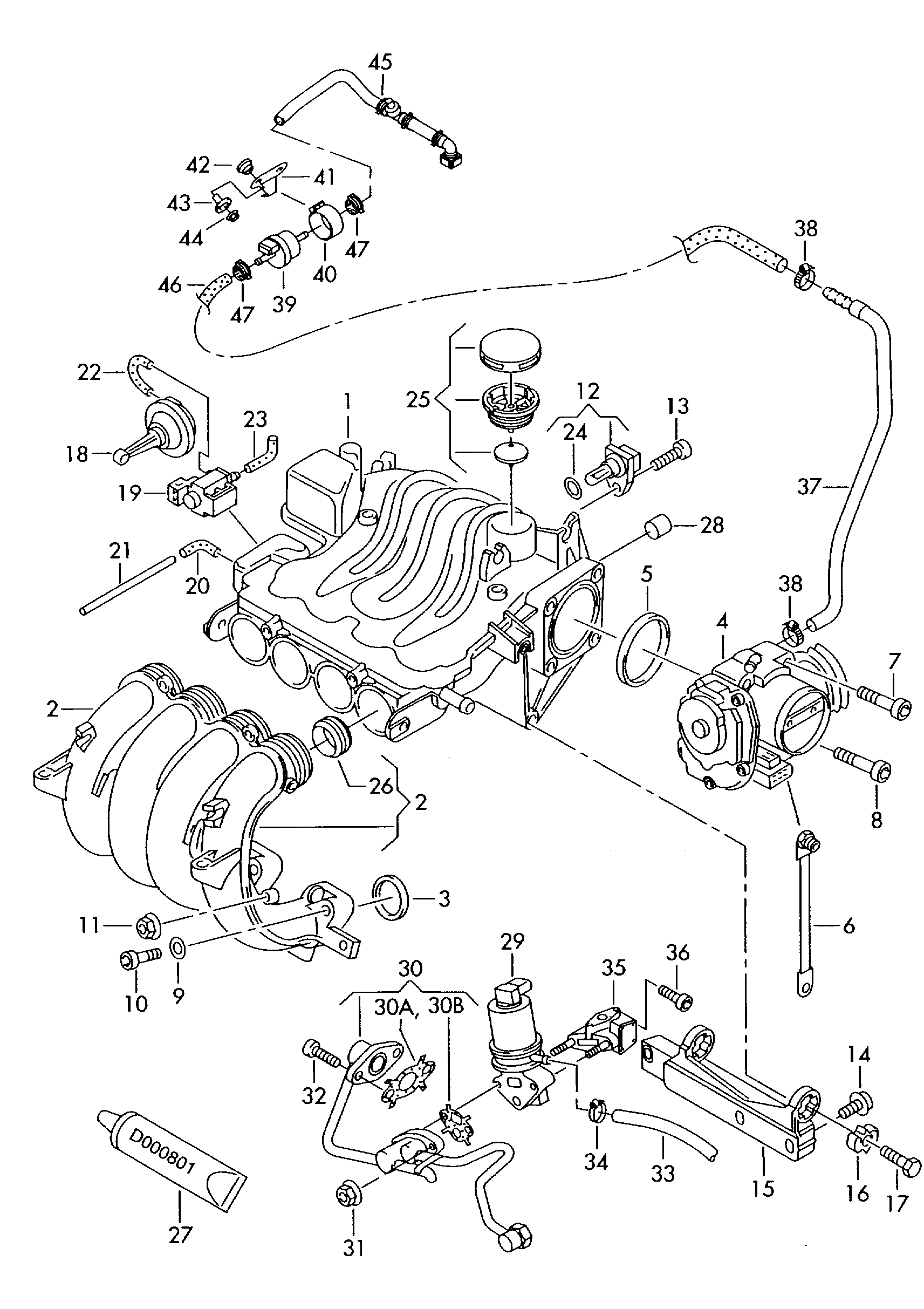 VW 06A131501P - Supapa EGR aaoparts.ro