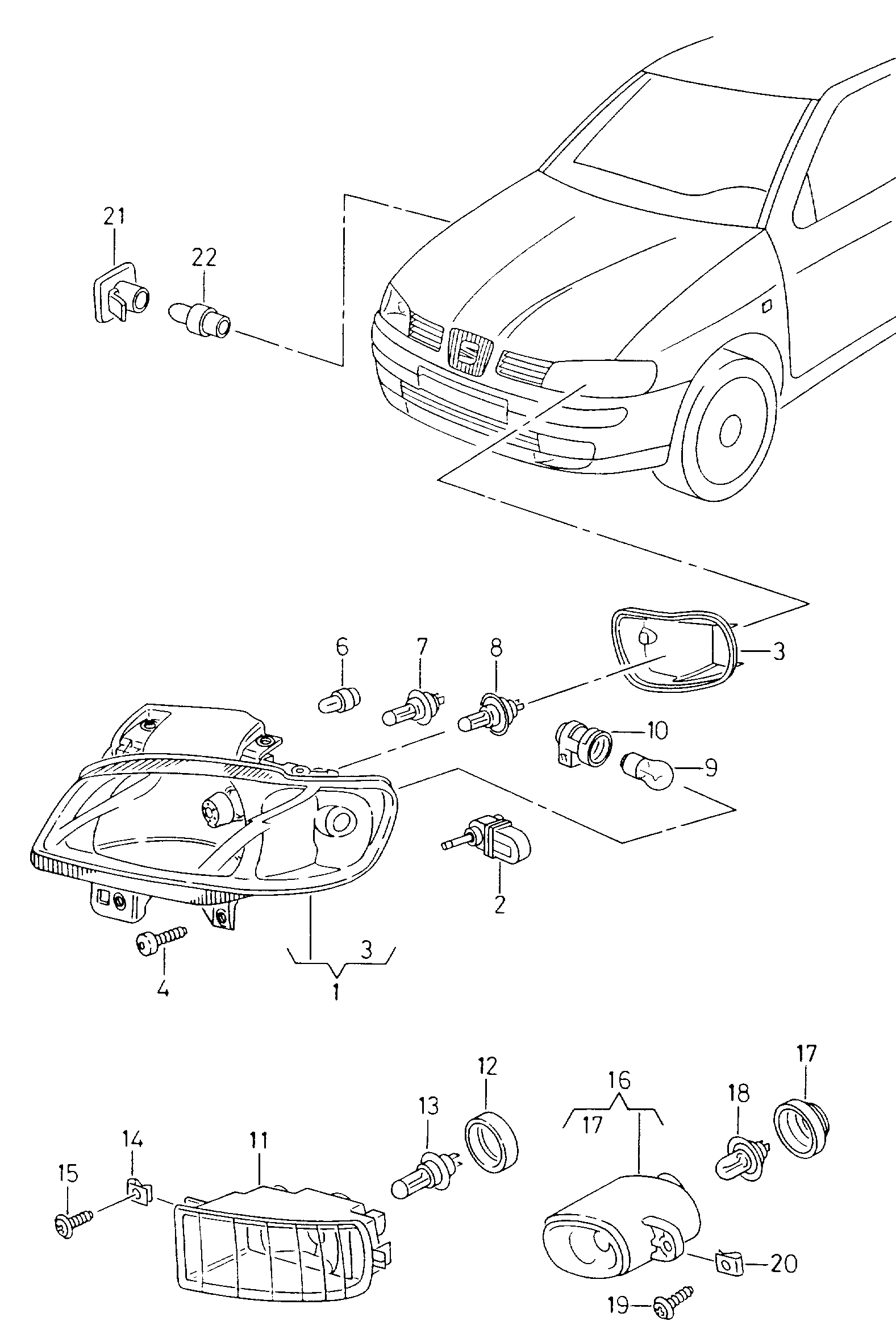 BOSCH 1 987 302 820 - Bec, semnalizator aaoparts.ro