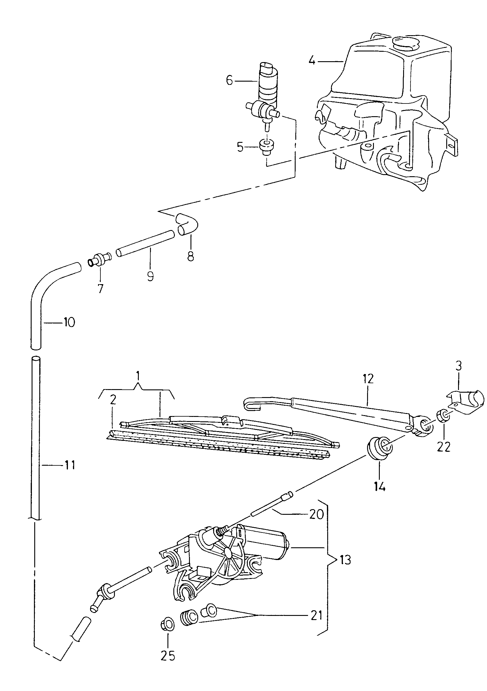 VW 1J6955425C - Lamela stergator aaoparts.ro