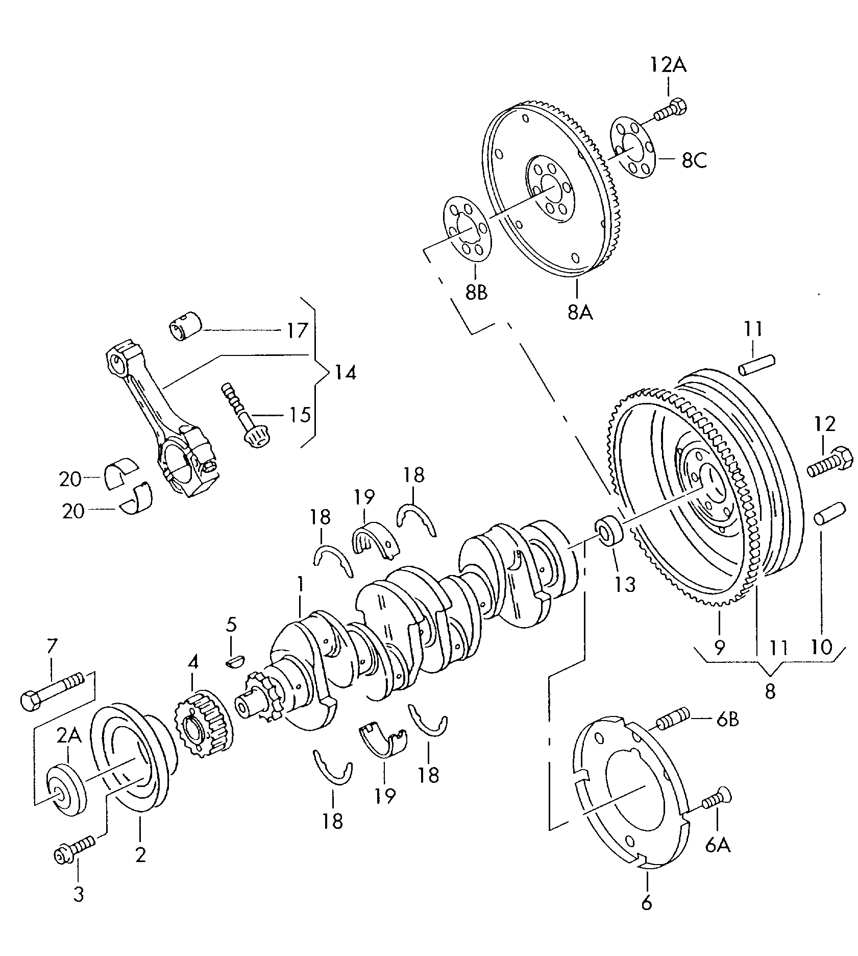 CONTINENTAL MS52 - Set surub, disc curea-arbore cotit aaoparts.ro