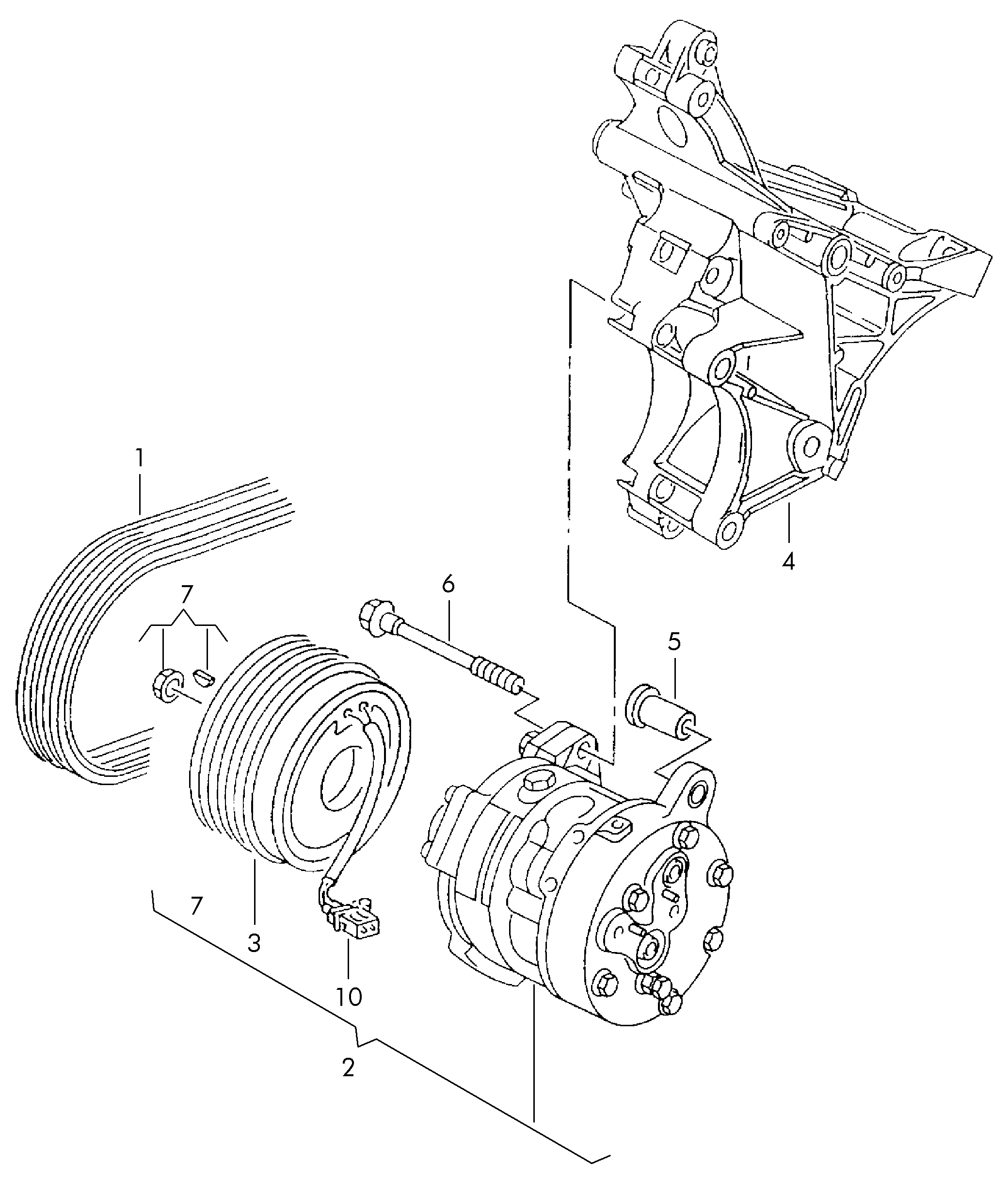 VAG 1J0 820 811 A - Compresor, climatizare aaoparts.ro