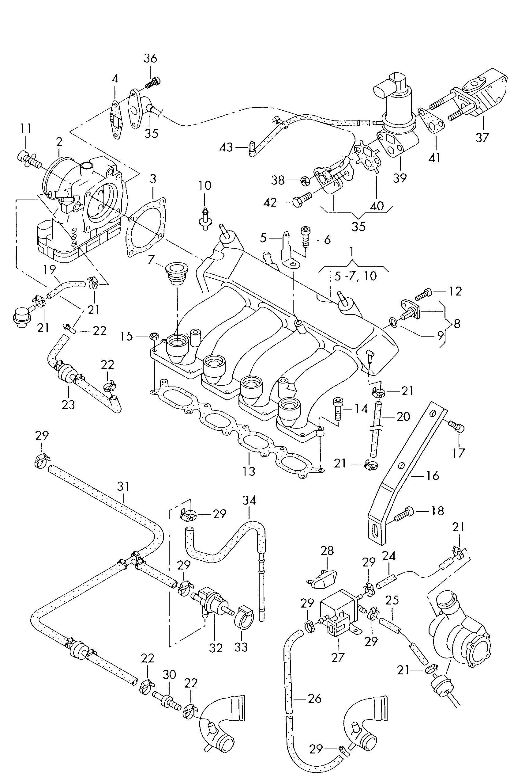 VAG 06A131501N - Supapa EGR aaoparts.ro