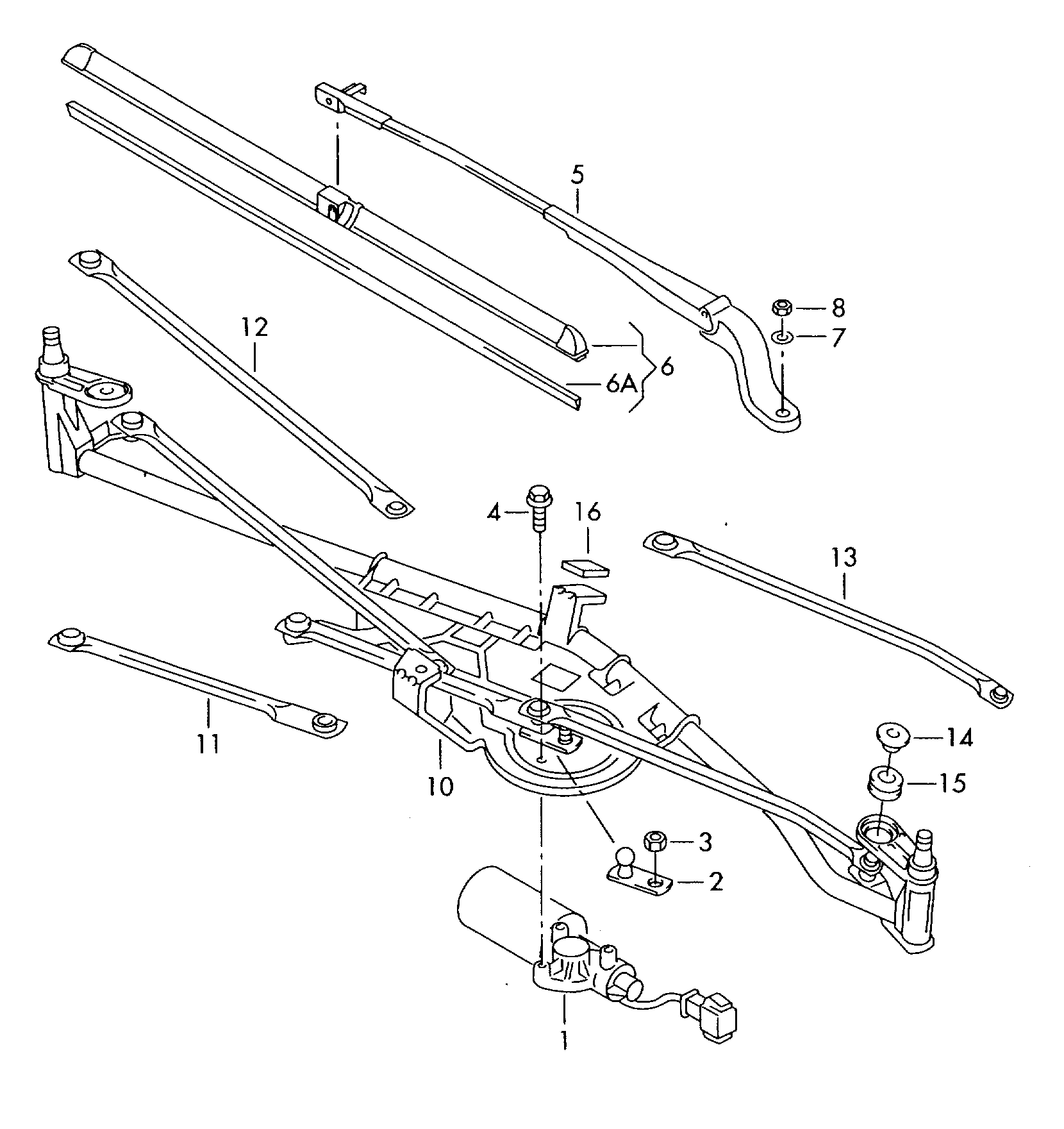 FEBI Bilstein 36706 - Legaturi stergator parbriz aaoparts.ro