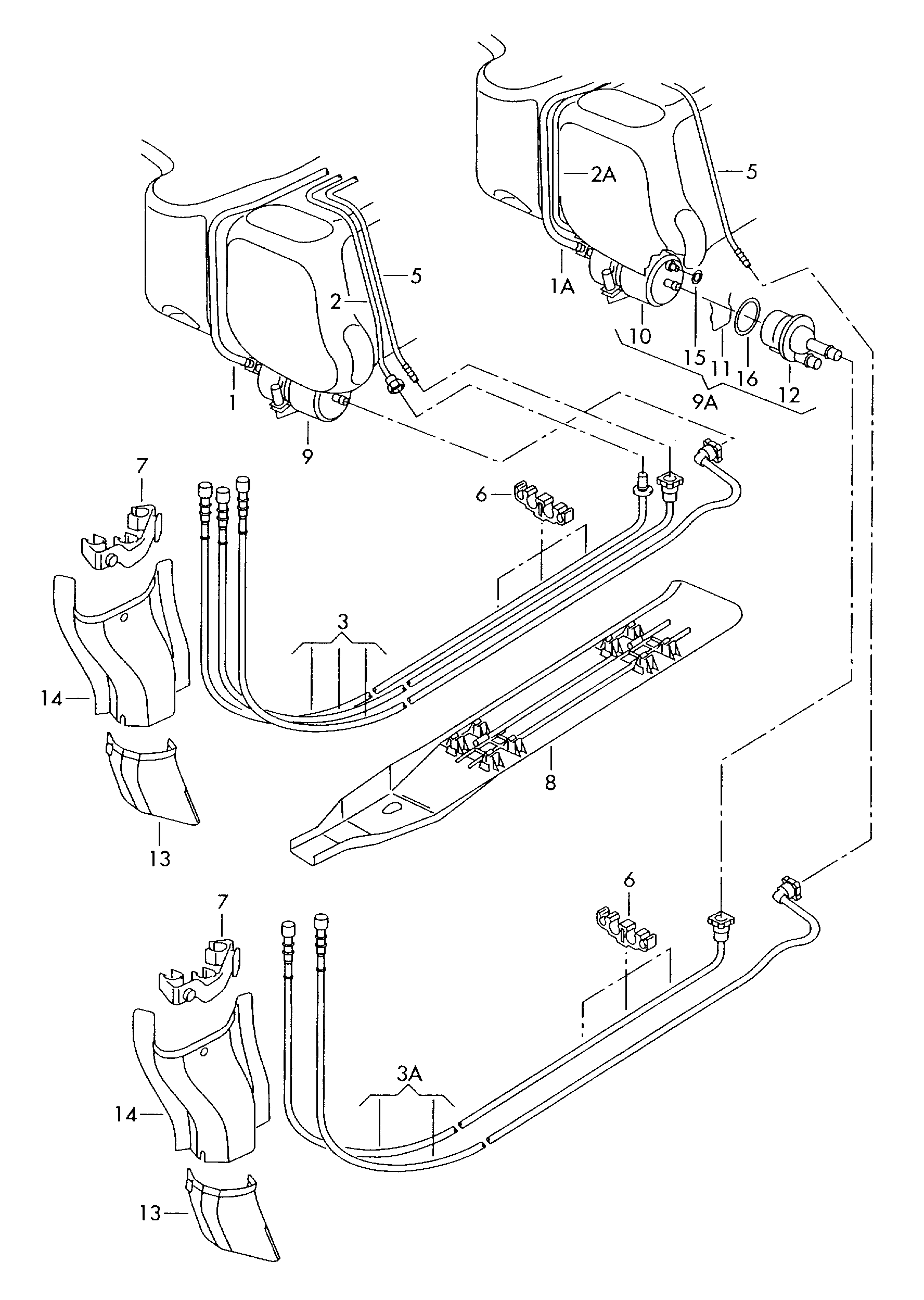 VW 6X0 201 511 B - Filtru combustibil aaoparts.ro