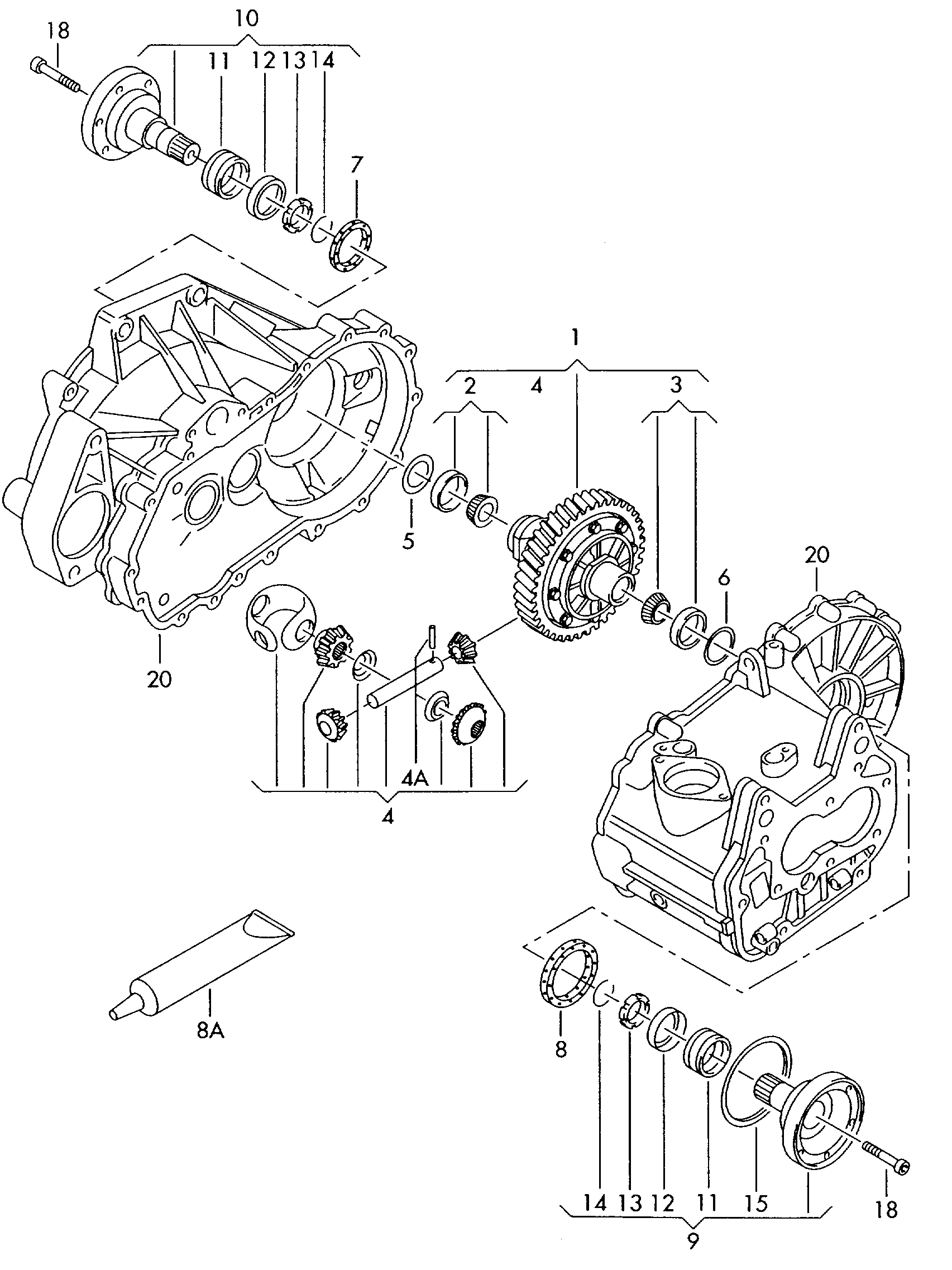 VAG 02M301189G - Simering, diferential aaoparts.ro
