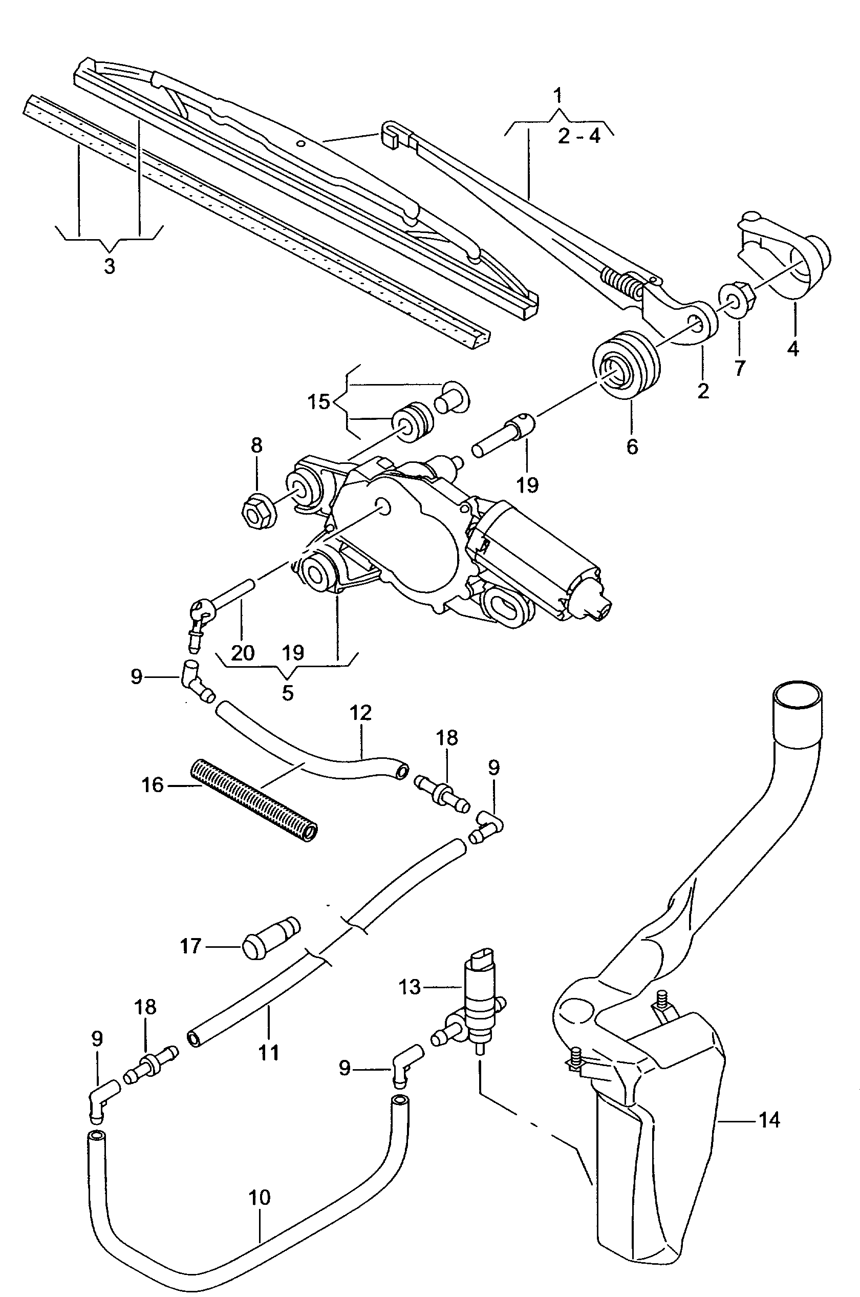 VAG 6L6955425 - Lamela stergator aaoparts.ro