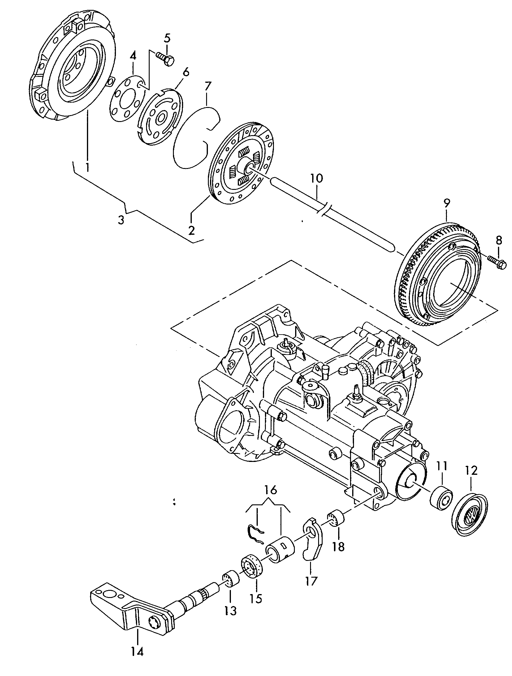 Seat 036 141 025 K - Set ambreiaj aaoparts.ro