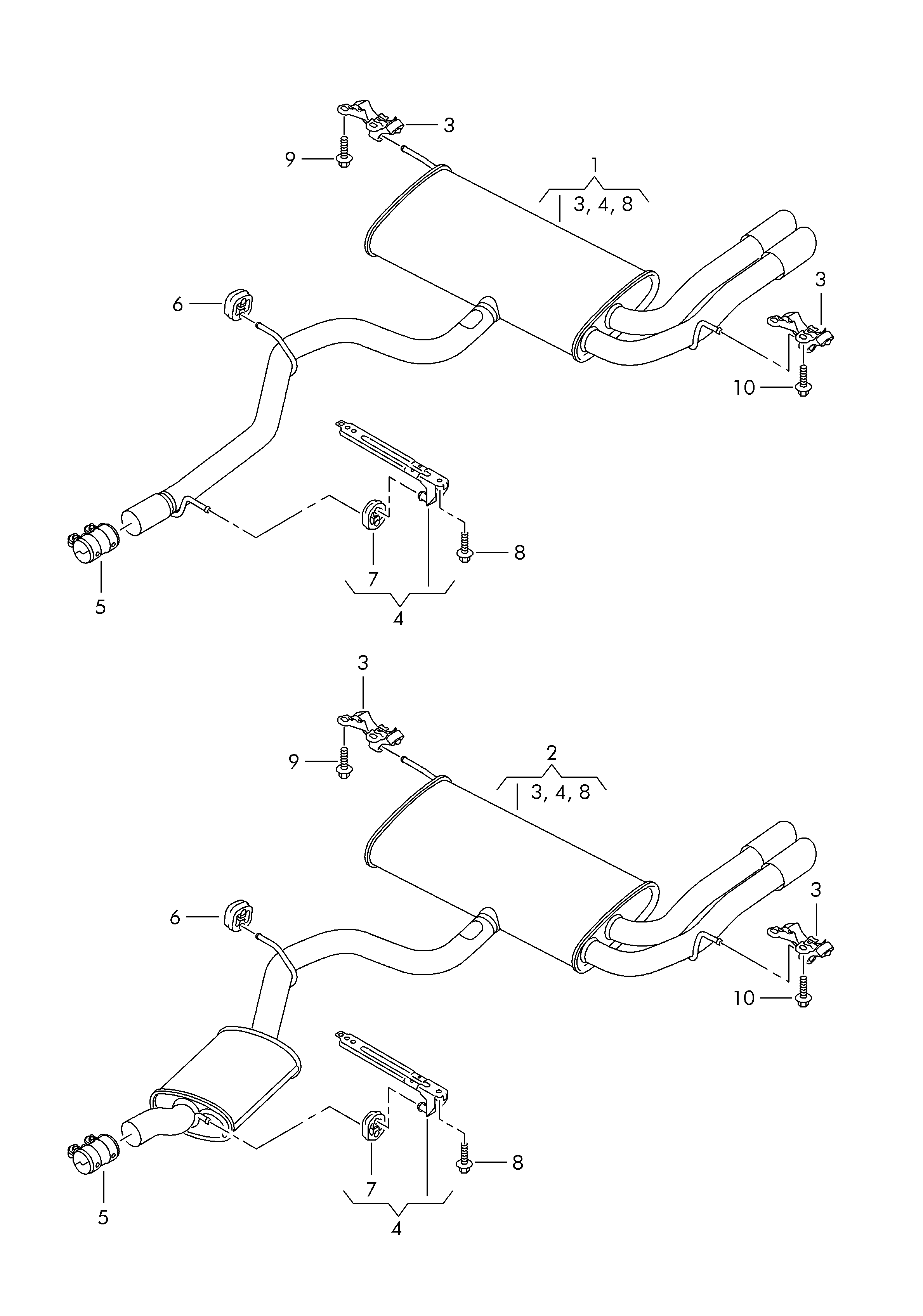 VAG 1K0 253 144 AH - Cuzinet, stabilizator aaoparts.ro