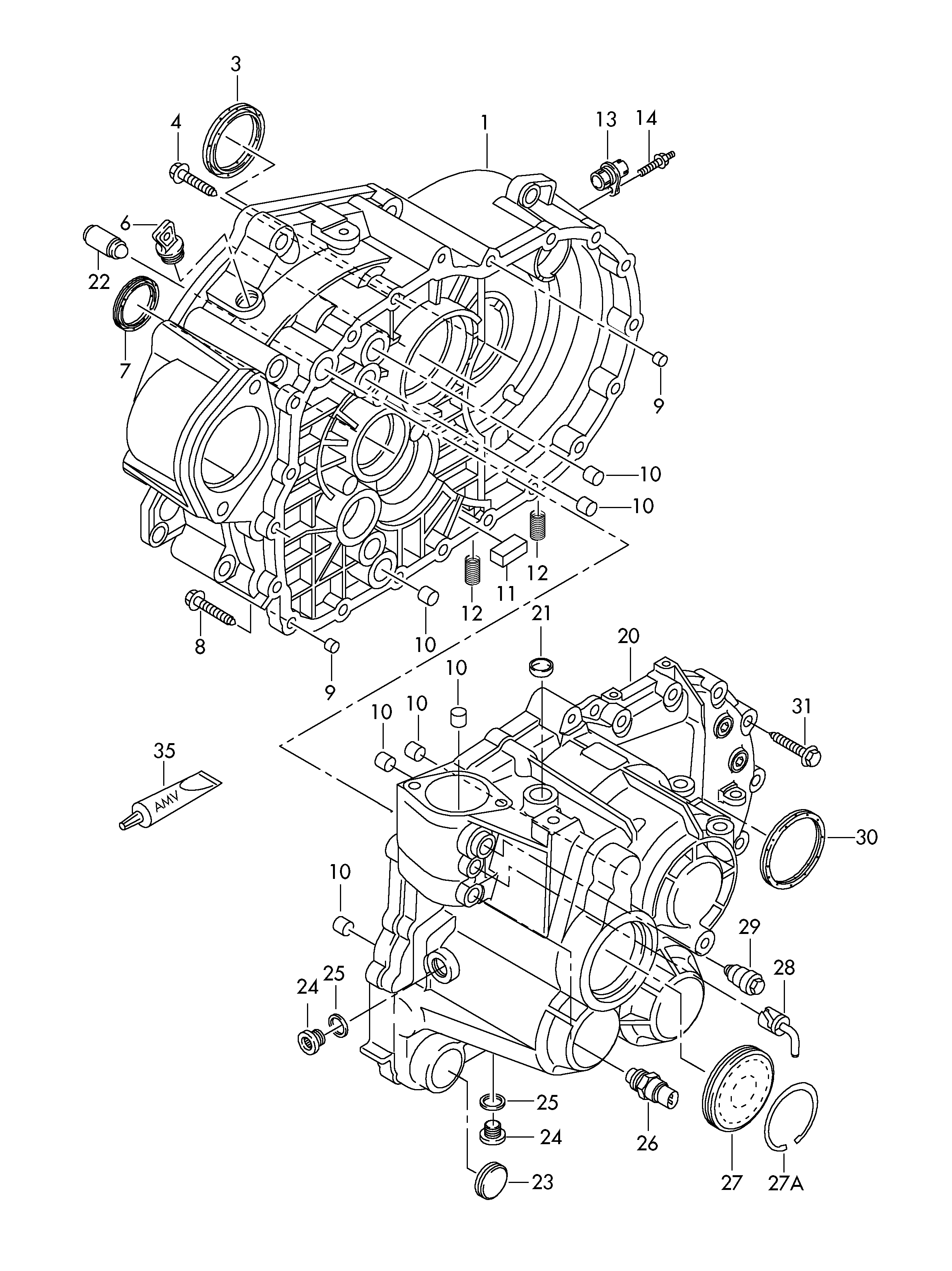 VAG 02M301189G - Simering, diferential aaoparts.ro