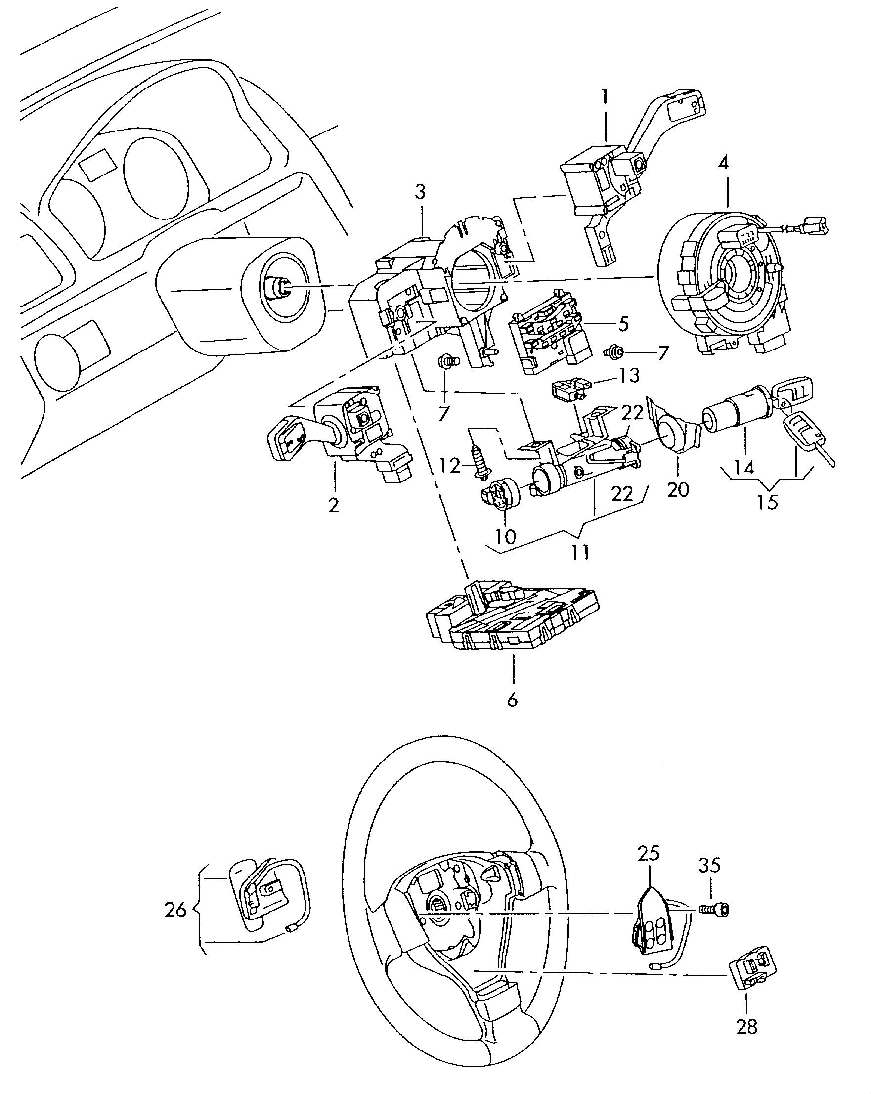 Vemo V10-73-0202 - Arc spirala, Airbag aaoparts.ro