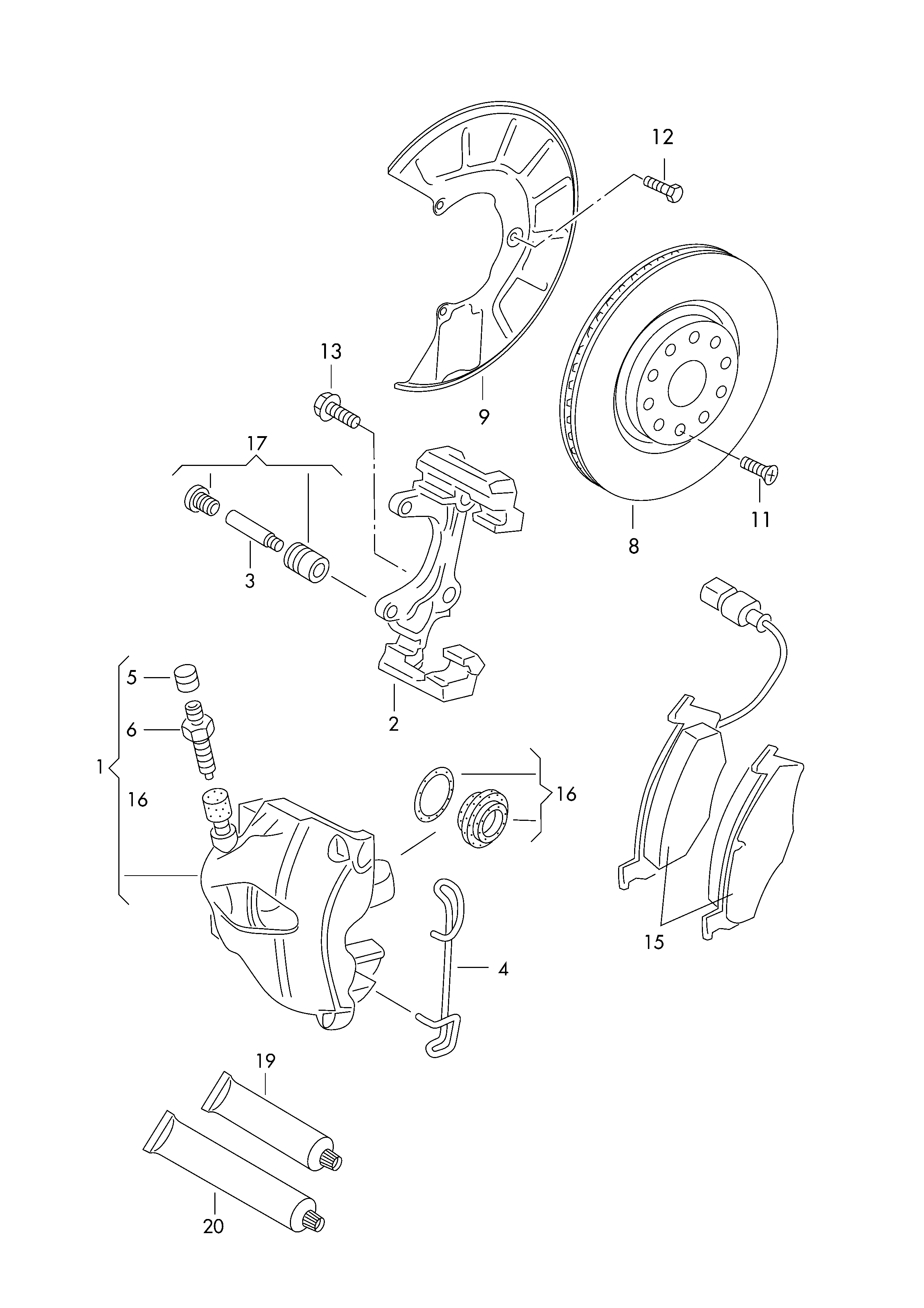 VAG 5Q0 615 301 H - Disc frana aaoparts.ro