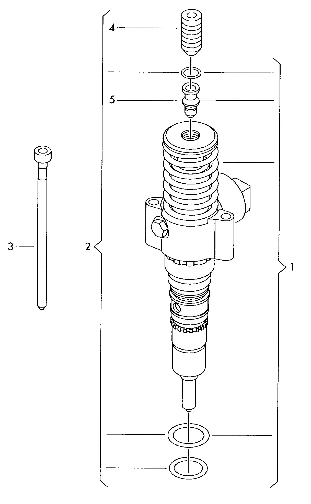 Skoda 03G 103 385 A - Surub, suport injector aaoparts.ro