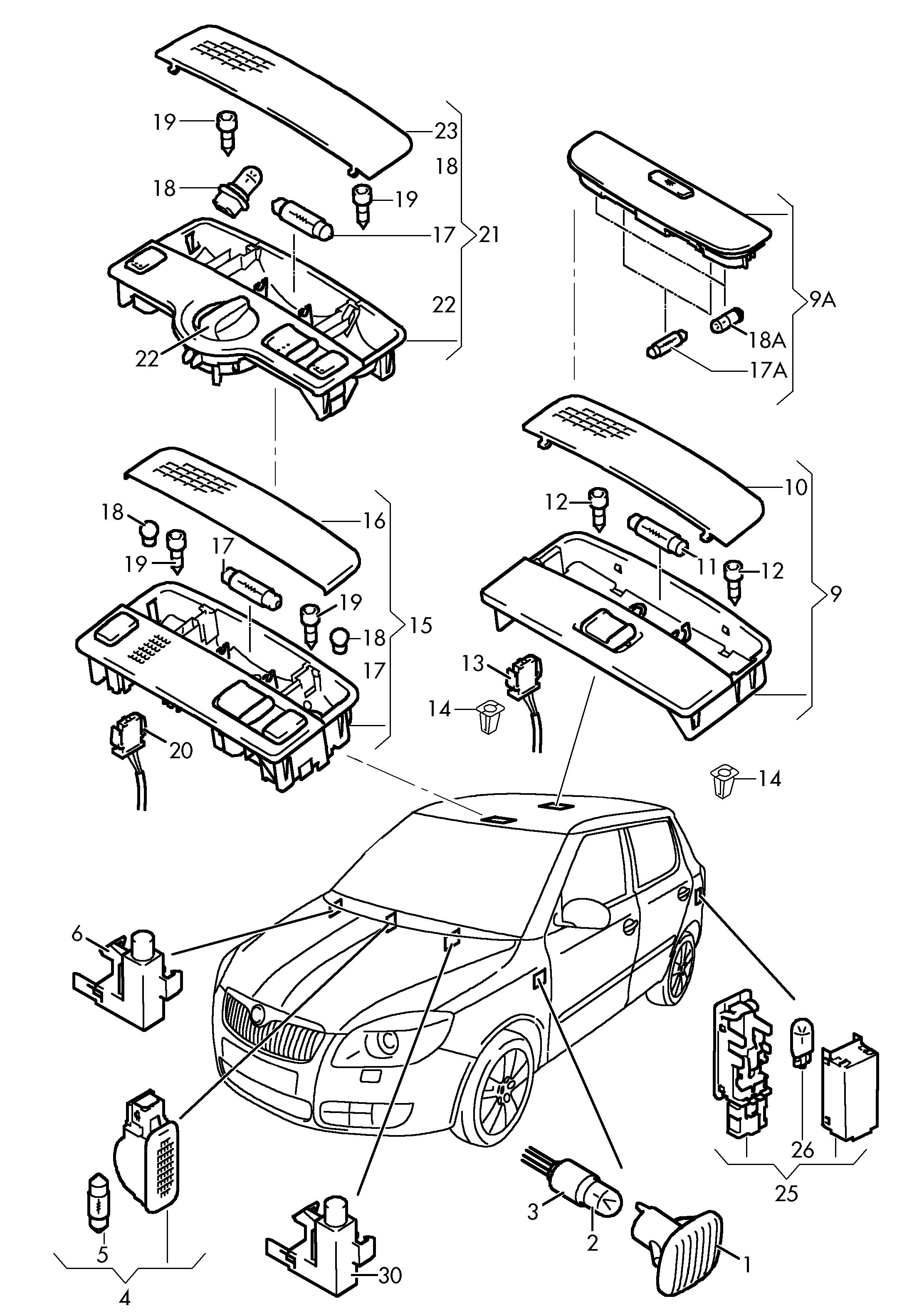 VAG 1U0 949 127 B - Semnalizator aaoparts.ro