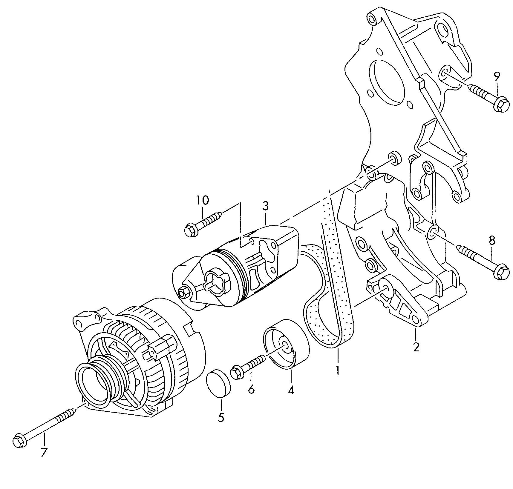 Skoda 038 903 315 C - Amortizor vibratii, curea transmisie cu caneluri aaoparts.ro