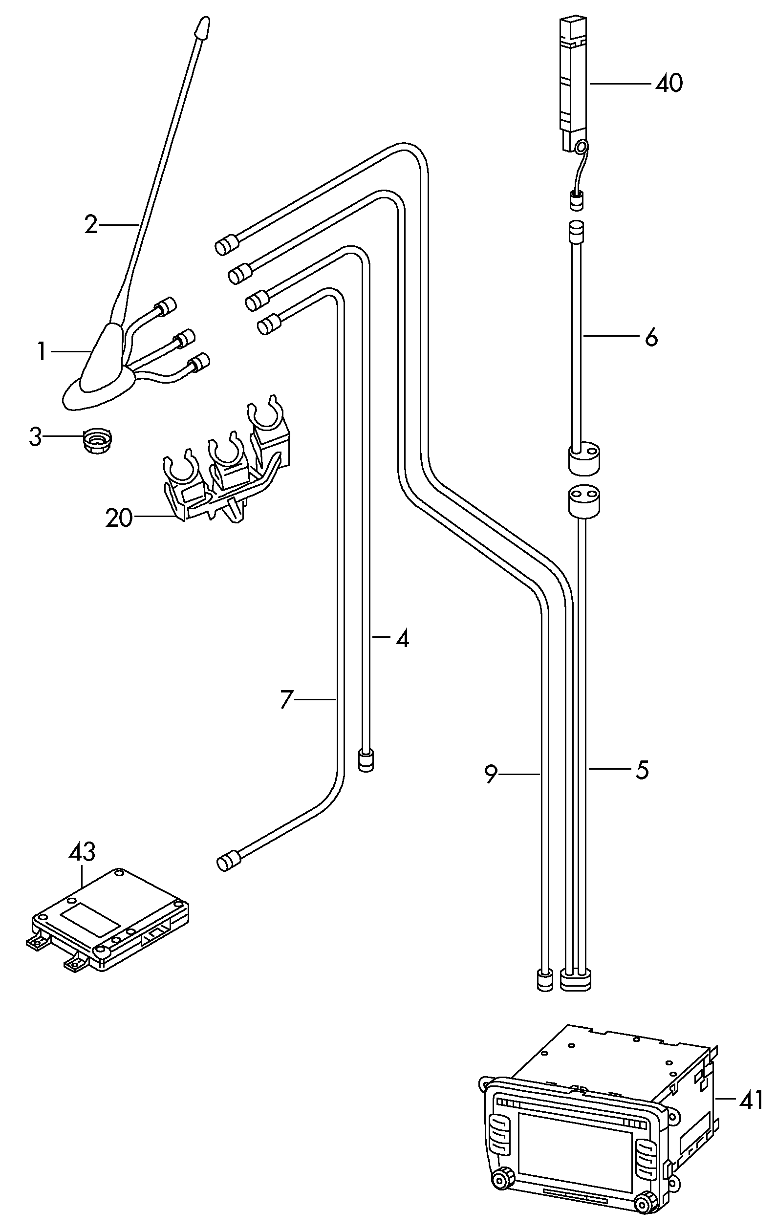 Skoda 6R0035849 - Antena aaoparts.ro