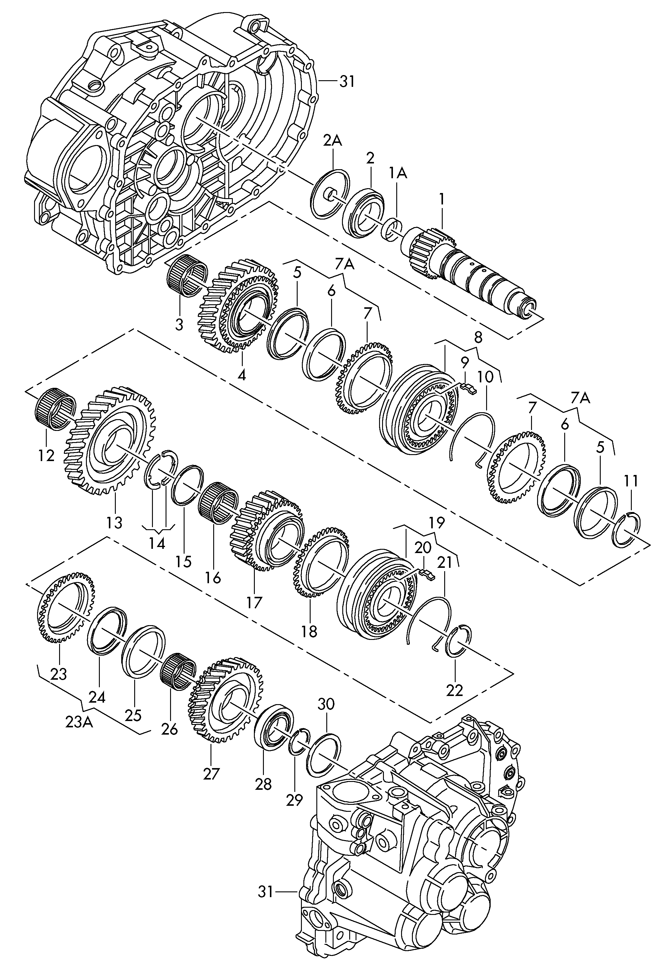 LuK 462 0206 10 - Set reparatie, transmisie manuala aaoparts.ro
