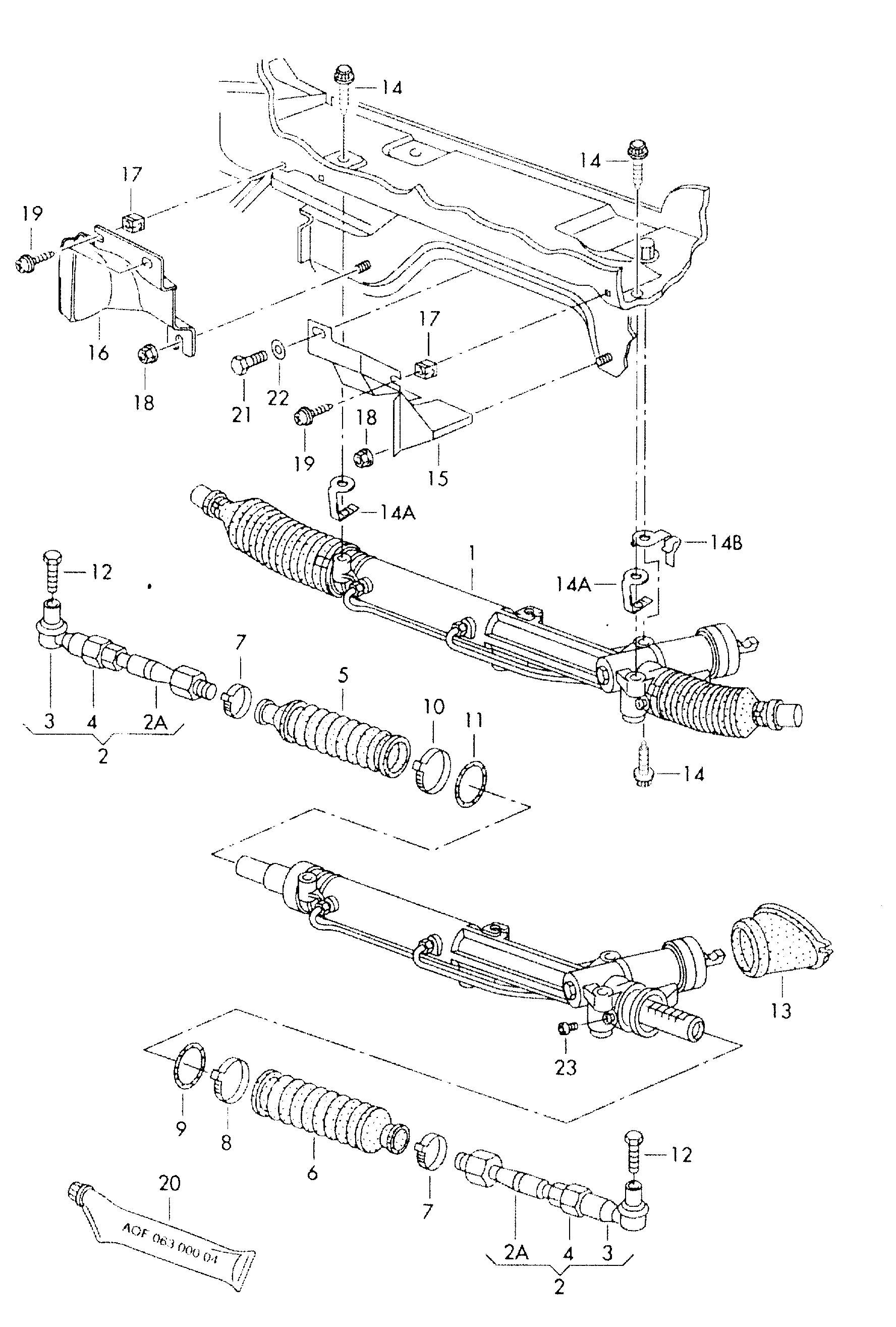 VW (SVW) 4F0 419 811 C - Set reparatie, bara stabilizatoare aaoparts.ro