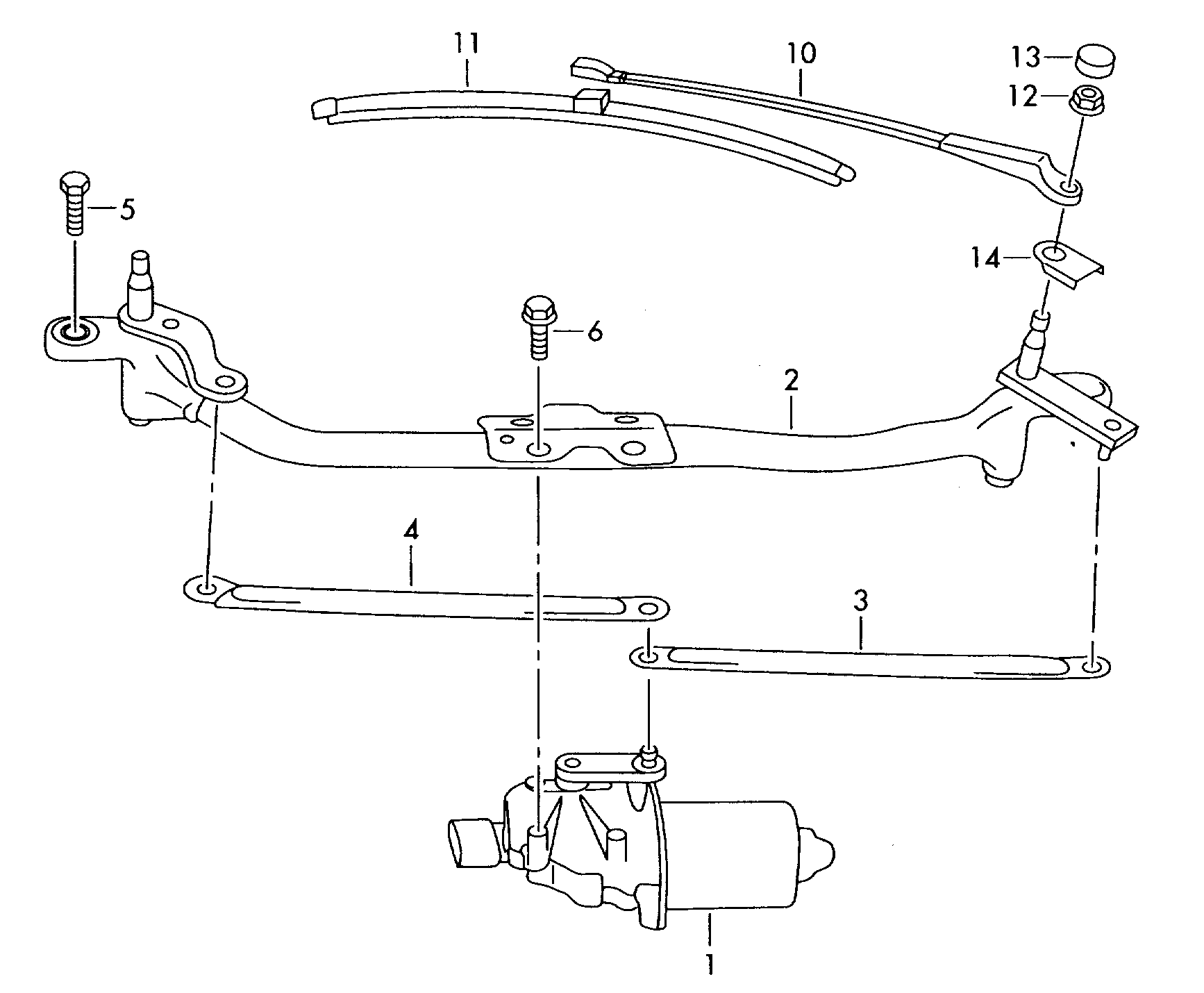 DPA 99550940002 - Brat stergator, parbriz aaoparts.ro