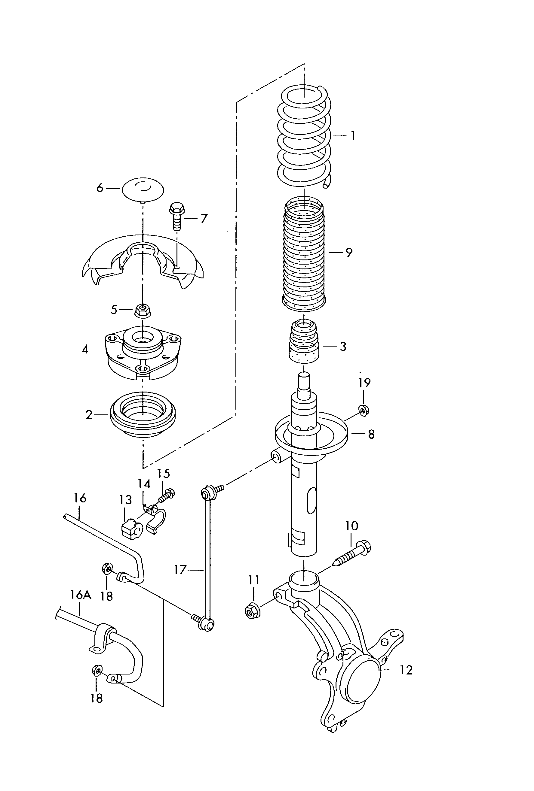 Skoda 6Q0 411 105 AG - Arc spiral aaoparts.ro