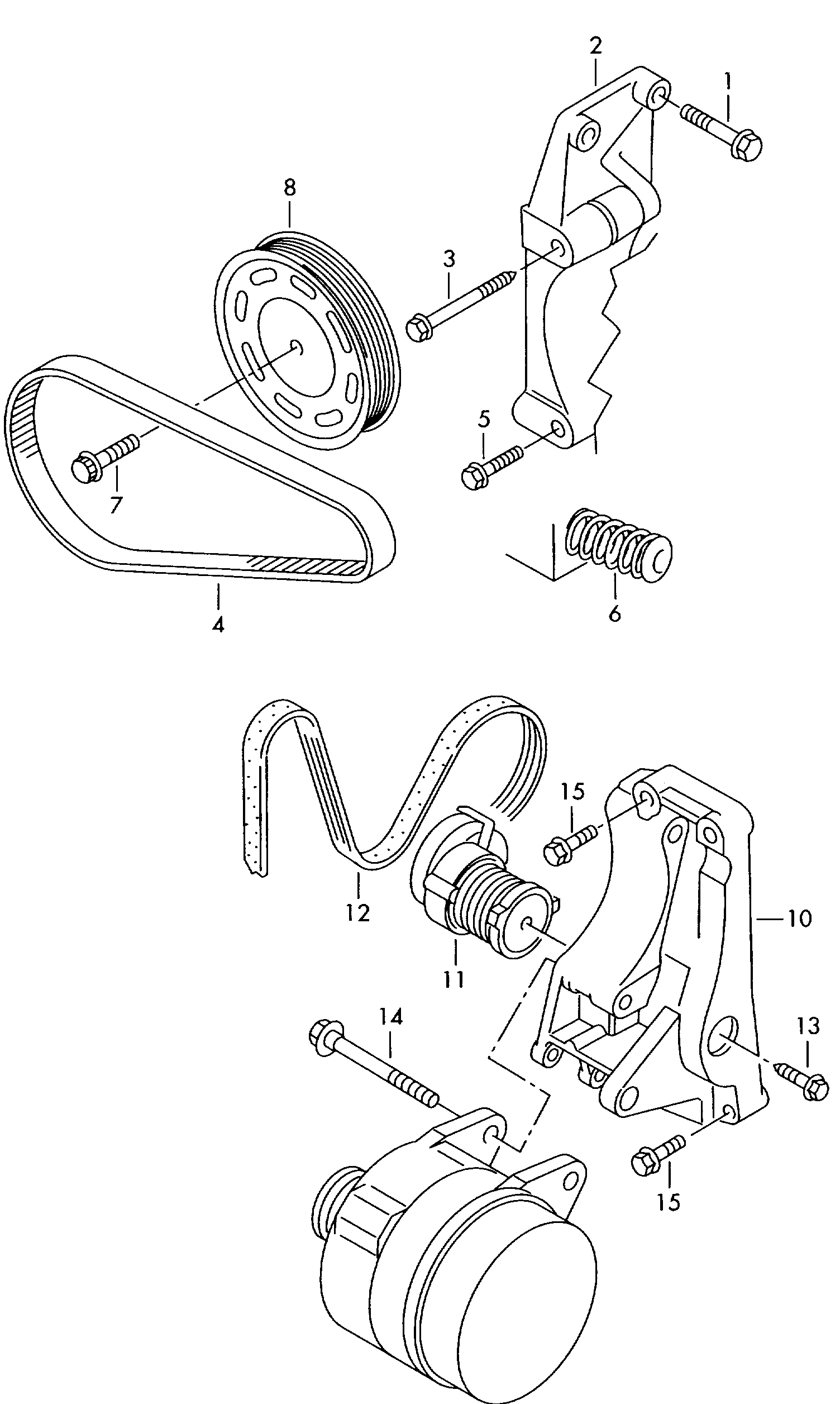 VAG 036145933AG - Curea transmisie cu caneluri aaoparts.ro