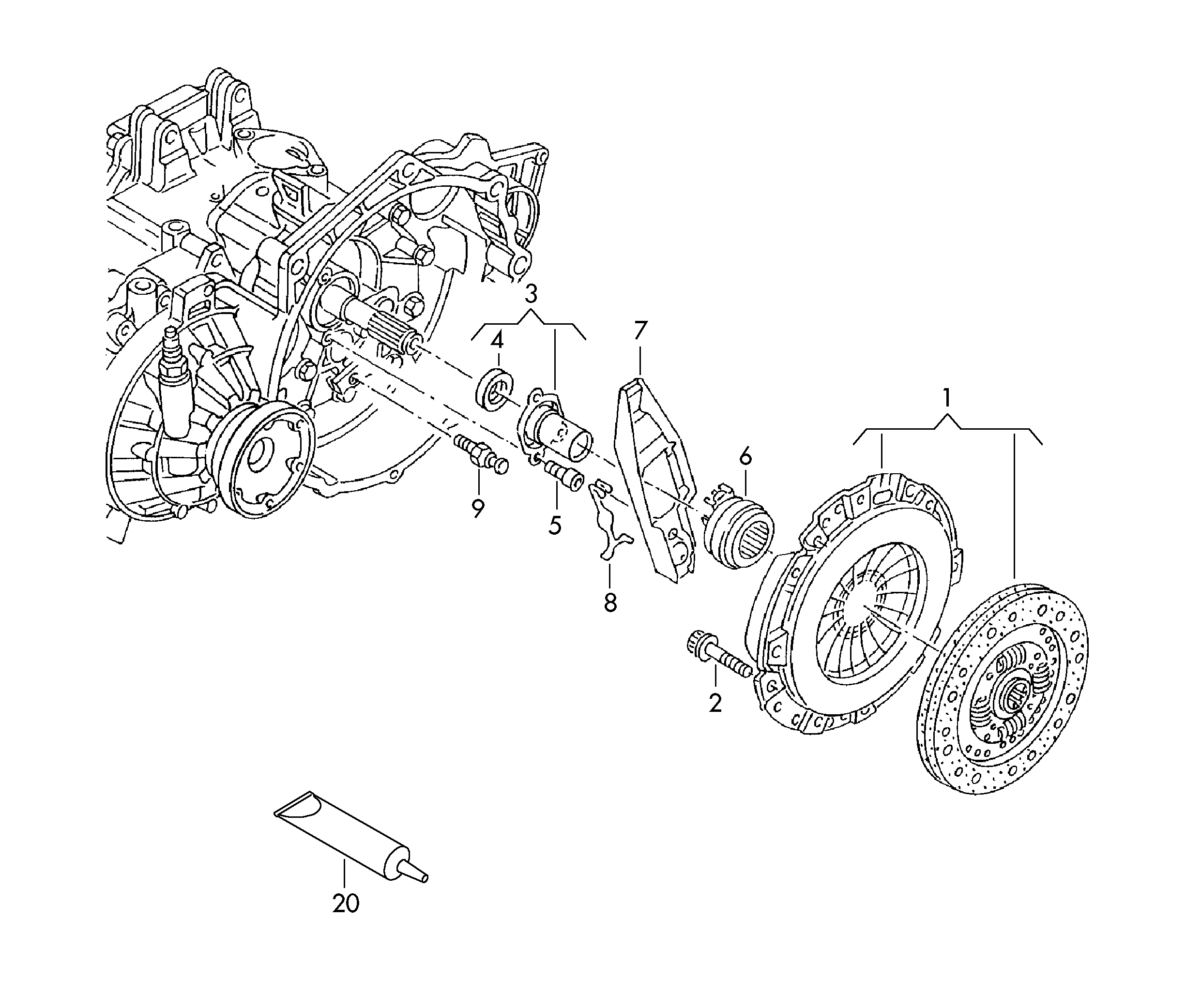 AUDI 06K 141 015 F - Set ambreiaj aaoparts.ro