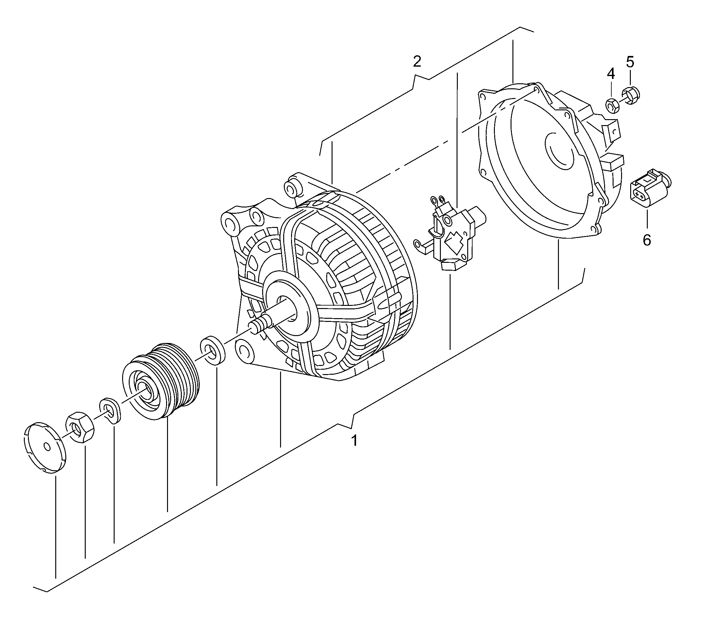 Seat 04L 903 024 S - Generator / Alternator aaoparts.ro