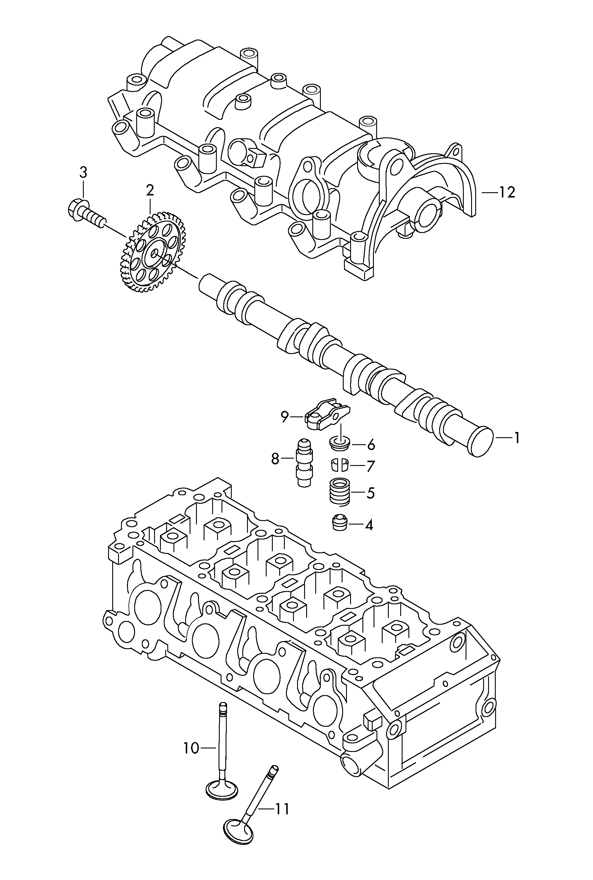 VW 03F109571F - Chit lant de distributie aaoparts.ro