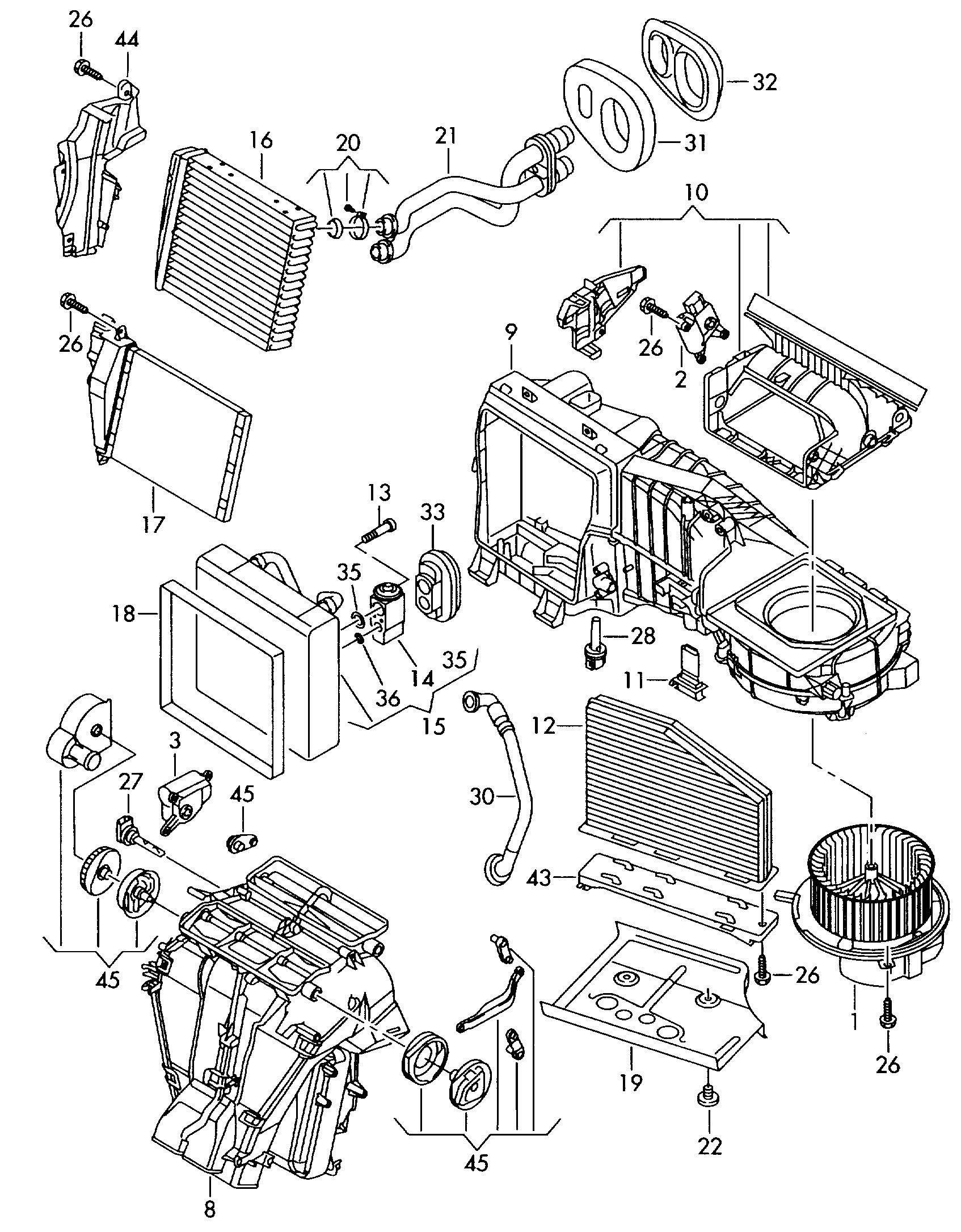 Skoda 1K1 819 015 C - Ventilator, habitaclu aaoparts.ro