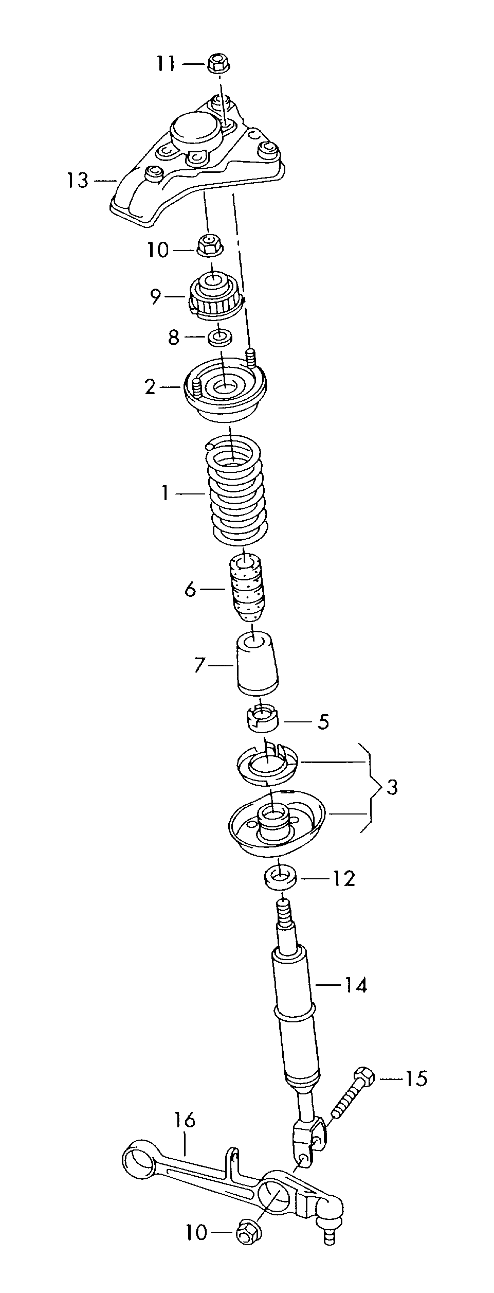 AUDI 8D0 413 031 BS - Amortizor aaoparts.ro