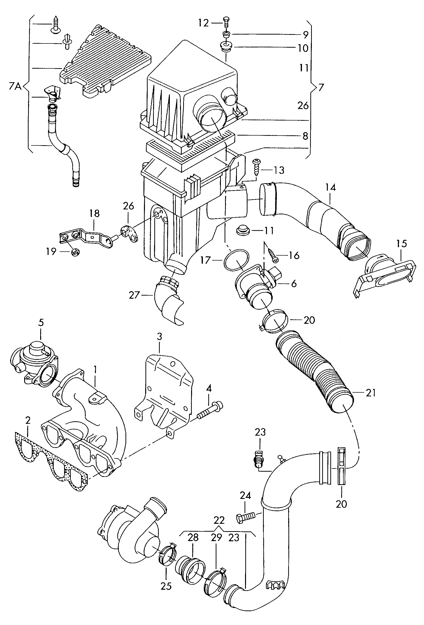 VAG 6Q0 129 620 B - Filtru aer aaoparts.ro